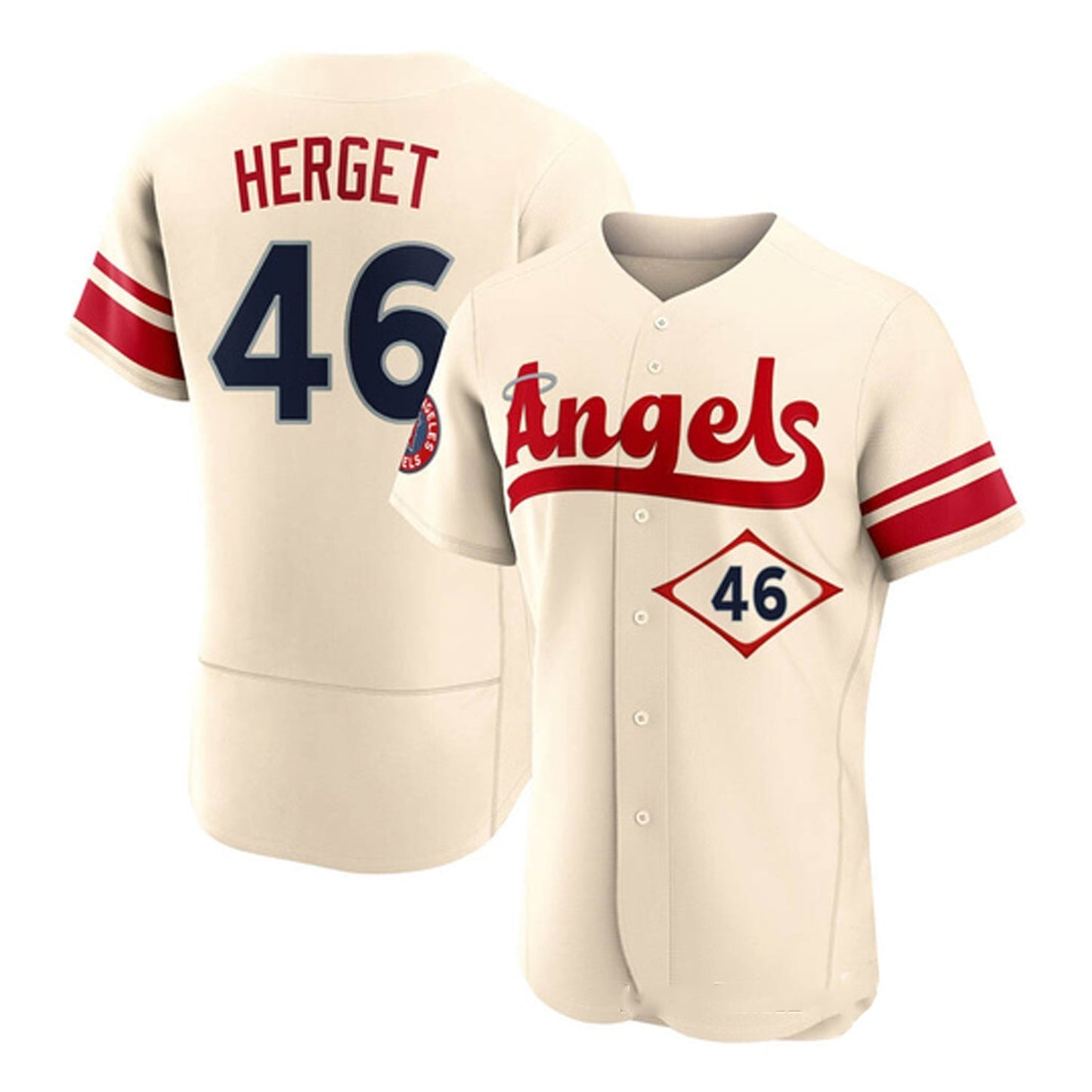 Baseball Jimmy Herget Los Angeles Angels 46 Jersey