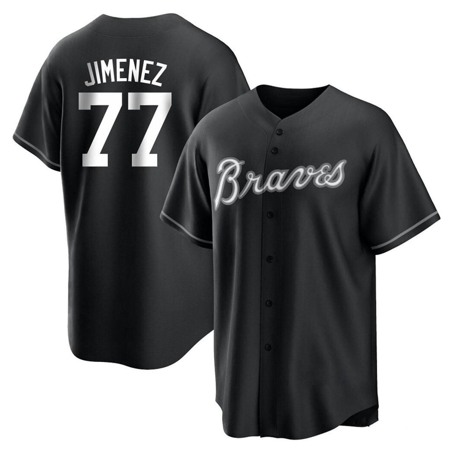 Baseball Joe Jimenez Atlanta Braves 77 Jersey