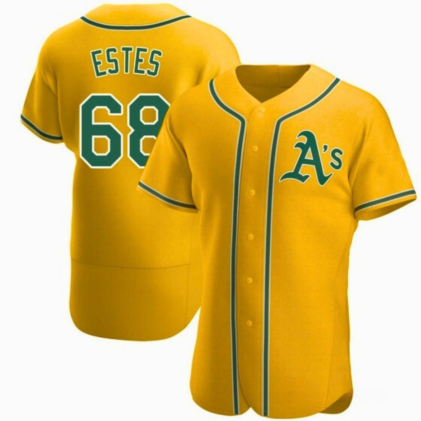 Baseball Joey Estes Oakland Athletics 68 Jersey