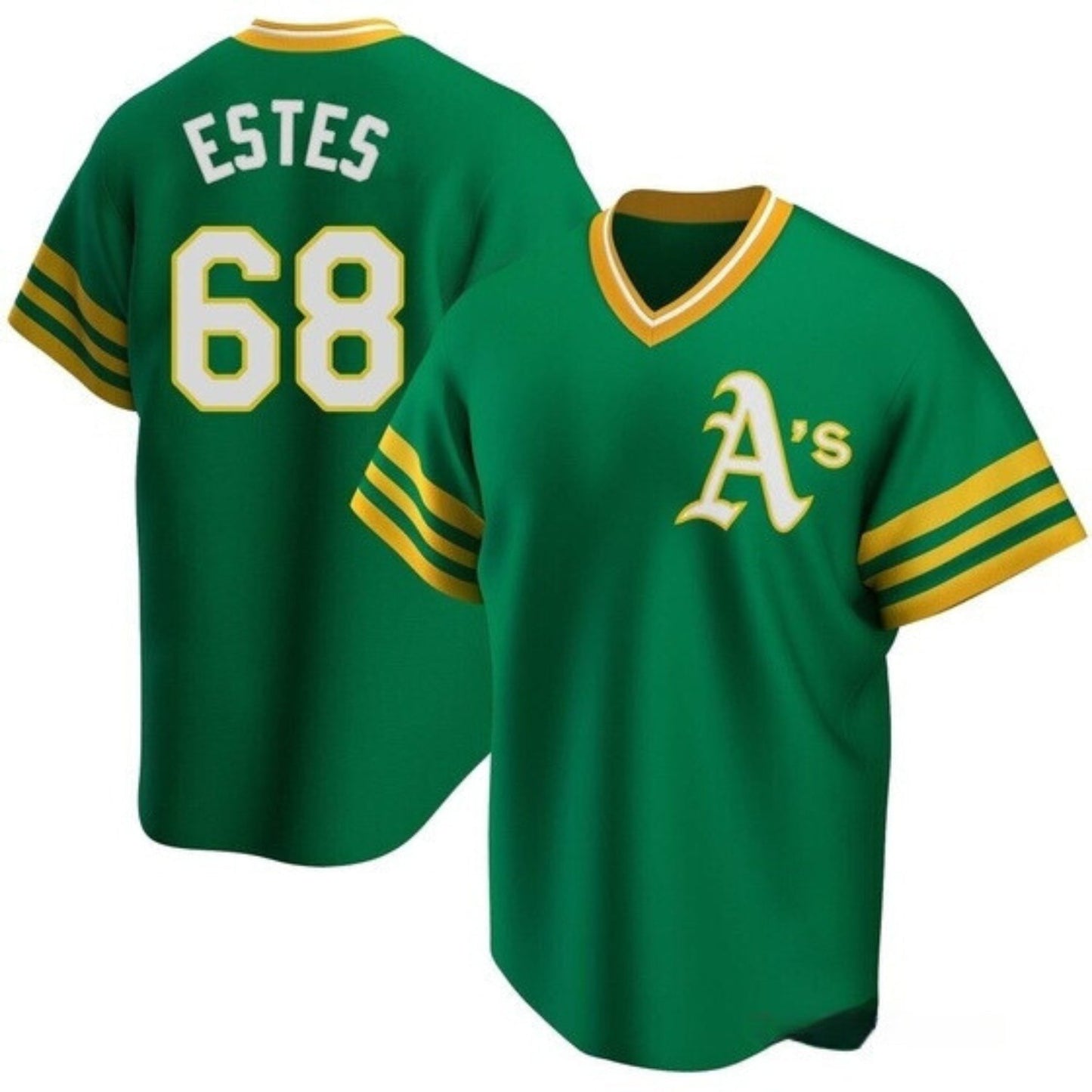 Baseball Joey Estes Oakland Athletics 68 Jersey