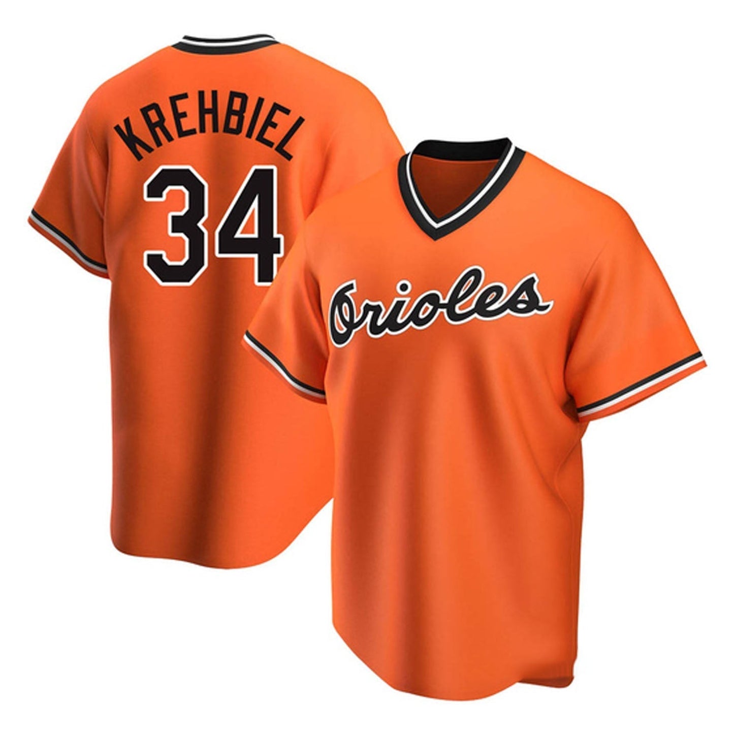 Baseball Joey Krehbiel Baltimore Orioles 34 Jersey
