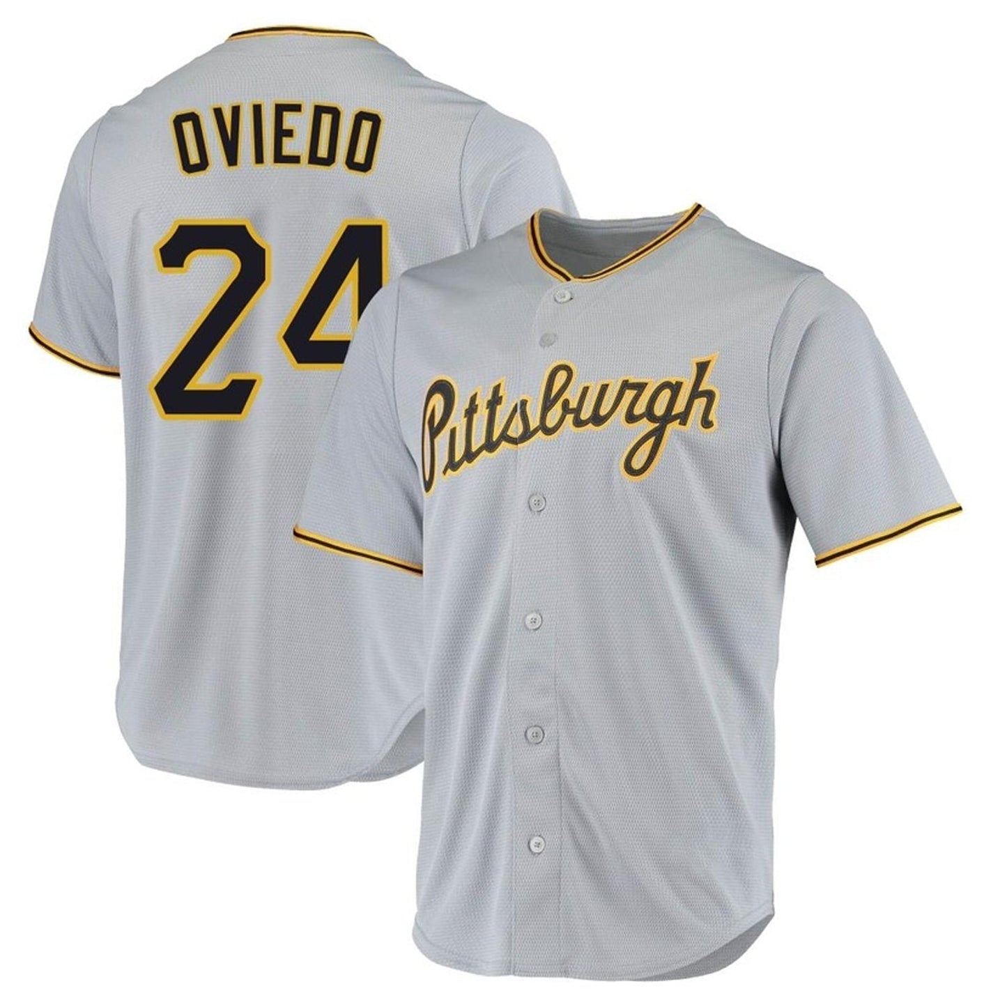 Baseball Johan Oviedo Pittsburgh Pirates 24 Jersey