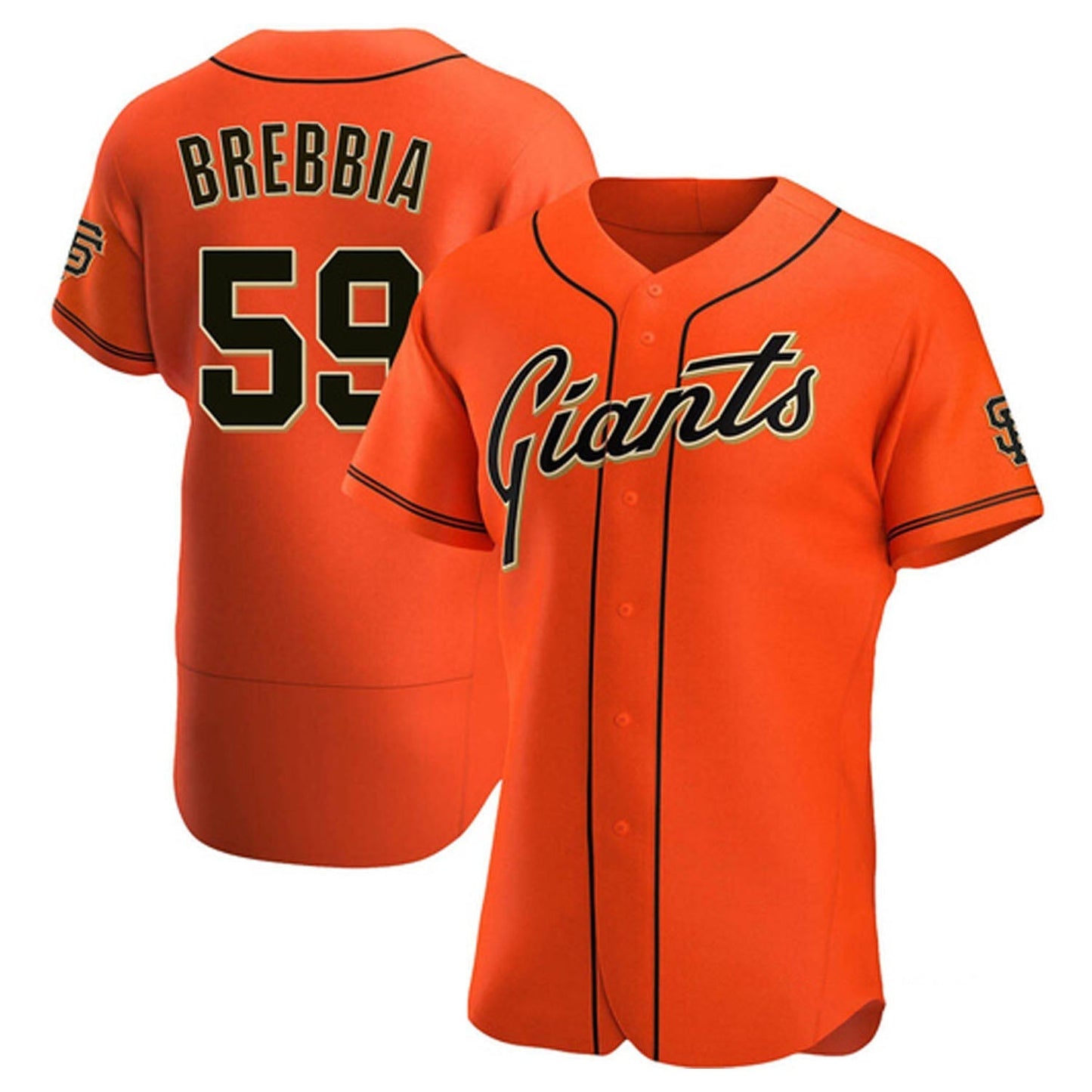 Baseball John Brebbia San Francisco Giants 59 Jersey
