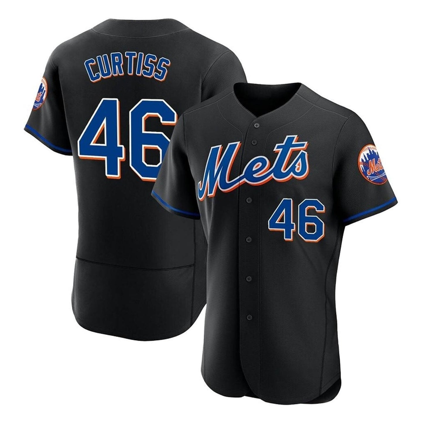 Baseball John Curtiss New York Mets 46 Jersey