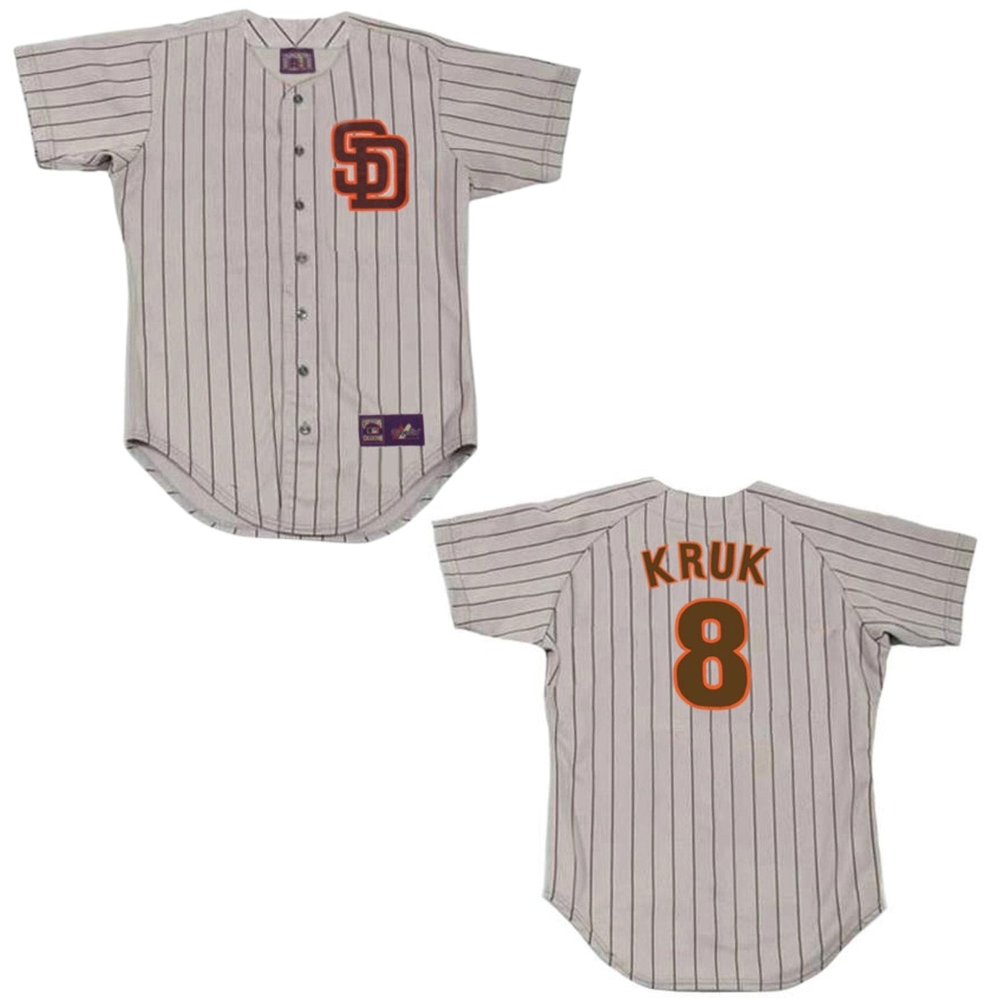 Baseball John Kruk San Diego Padres 8 Jersey