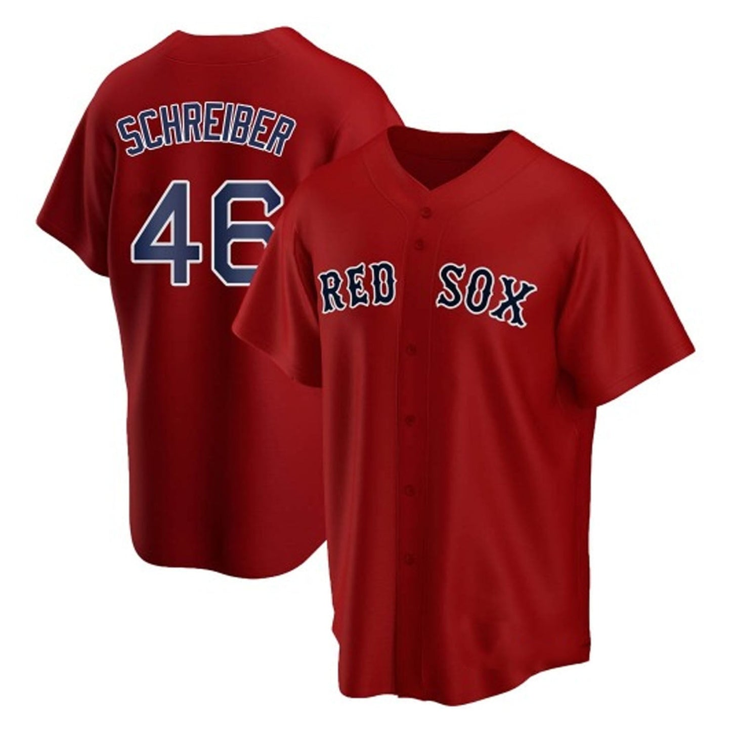 Baseball John Schreiber Boston Red Sox 46 Jersey