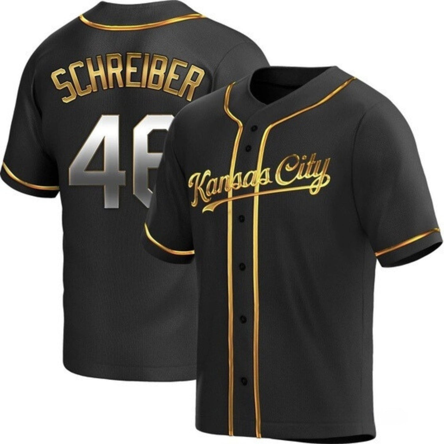 Baseball John Schreiber Kansas City Royals 46 Jersey