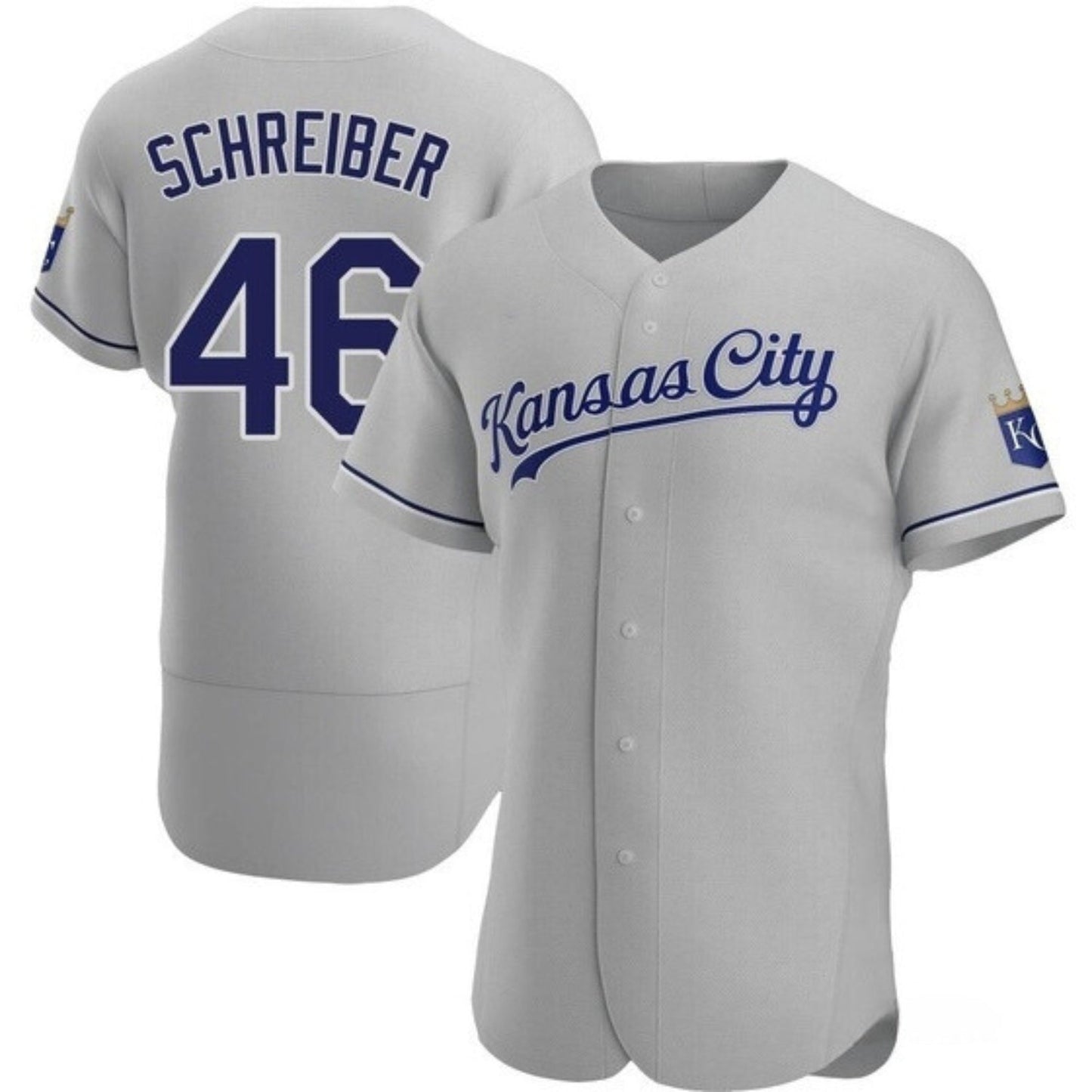 Baseball John Schreiber Kansas City Royals 46 Jersey