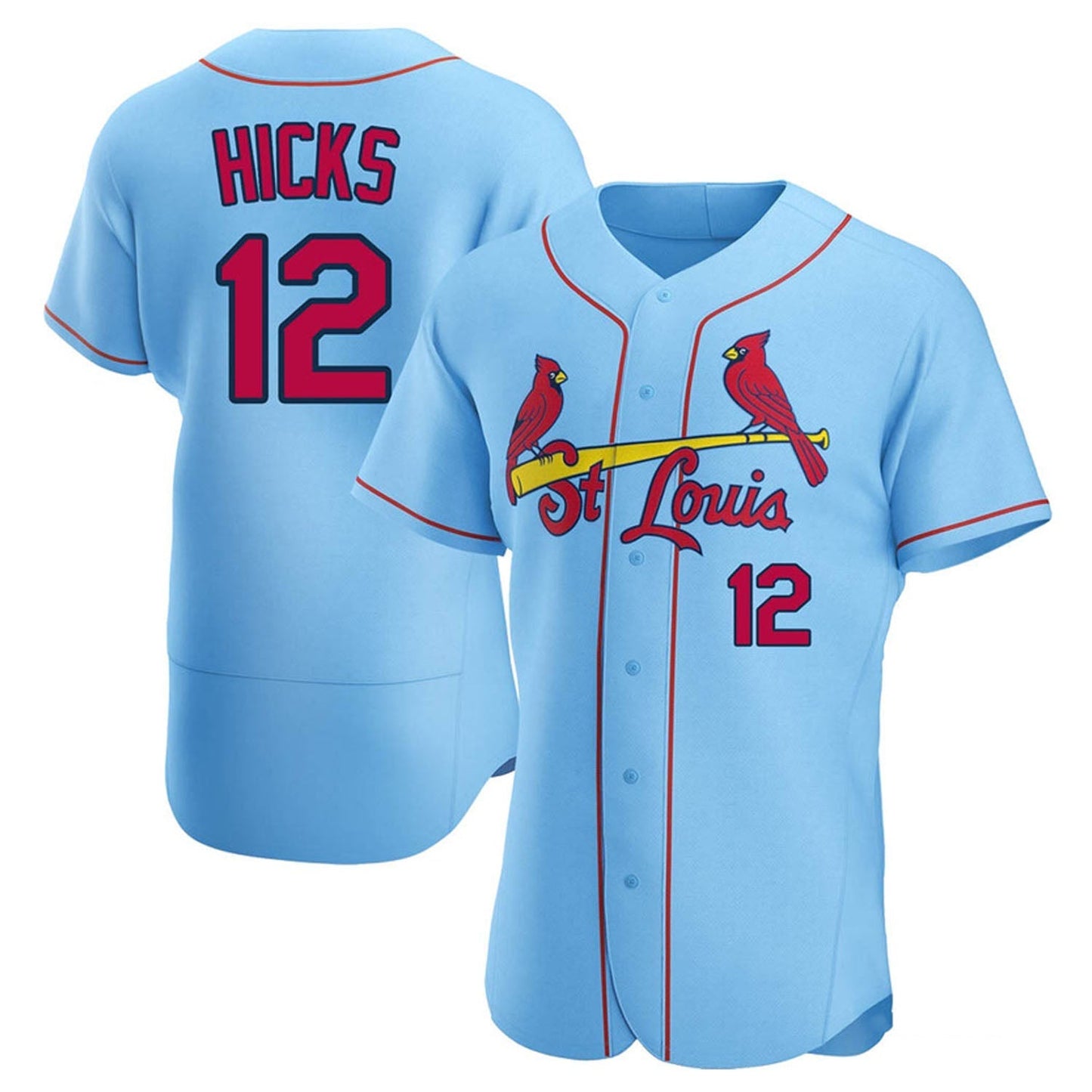 Baseball Jordan Hicks St Louis Cardinals 12 Jersey