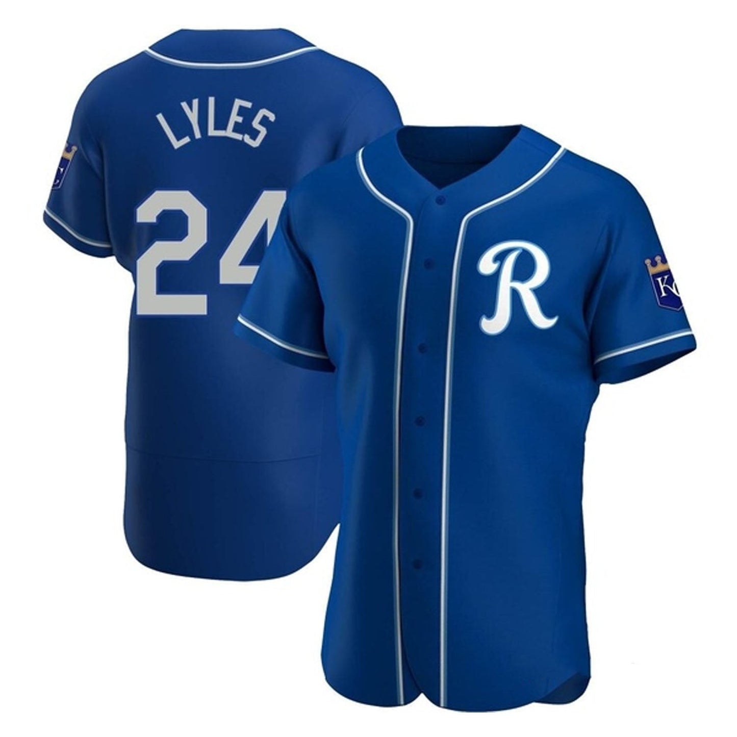 Baseball Jordan Lyles Kansas City Royals 24 Jersey