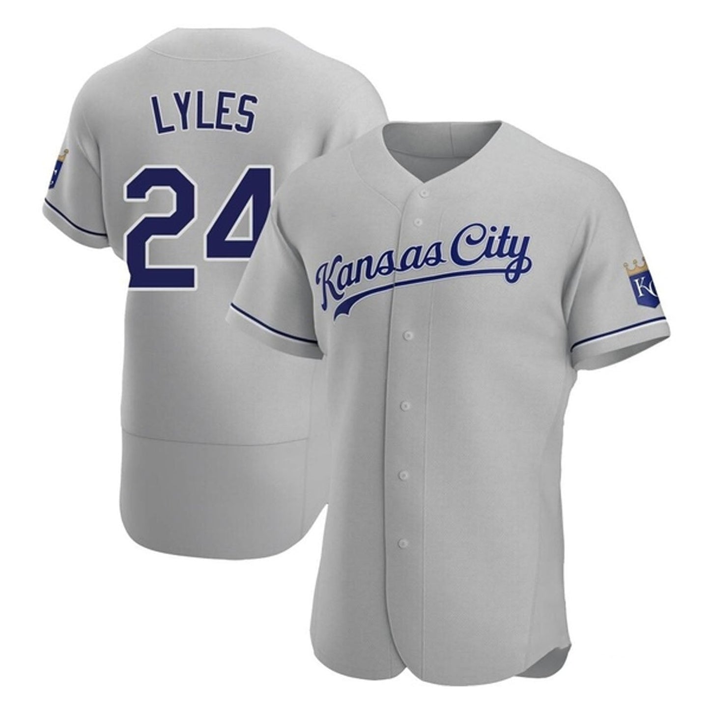 Baseball Jordan Lyles Kansas City Royals 24 Jersey