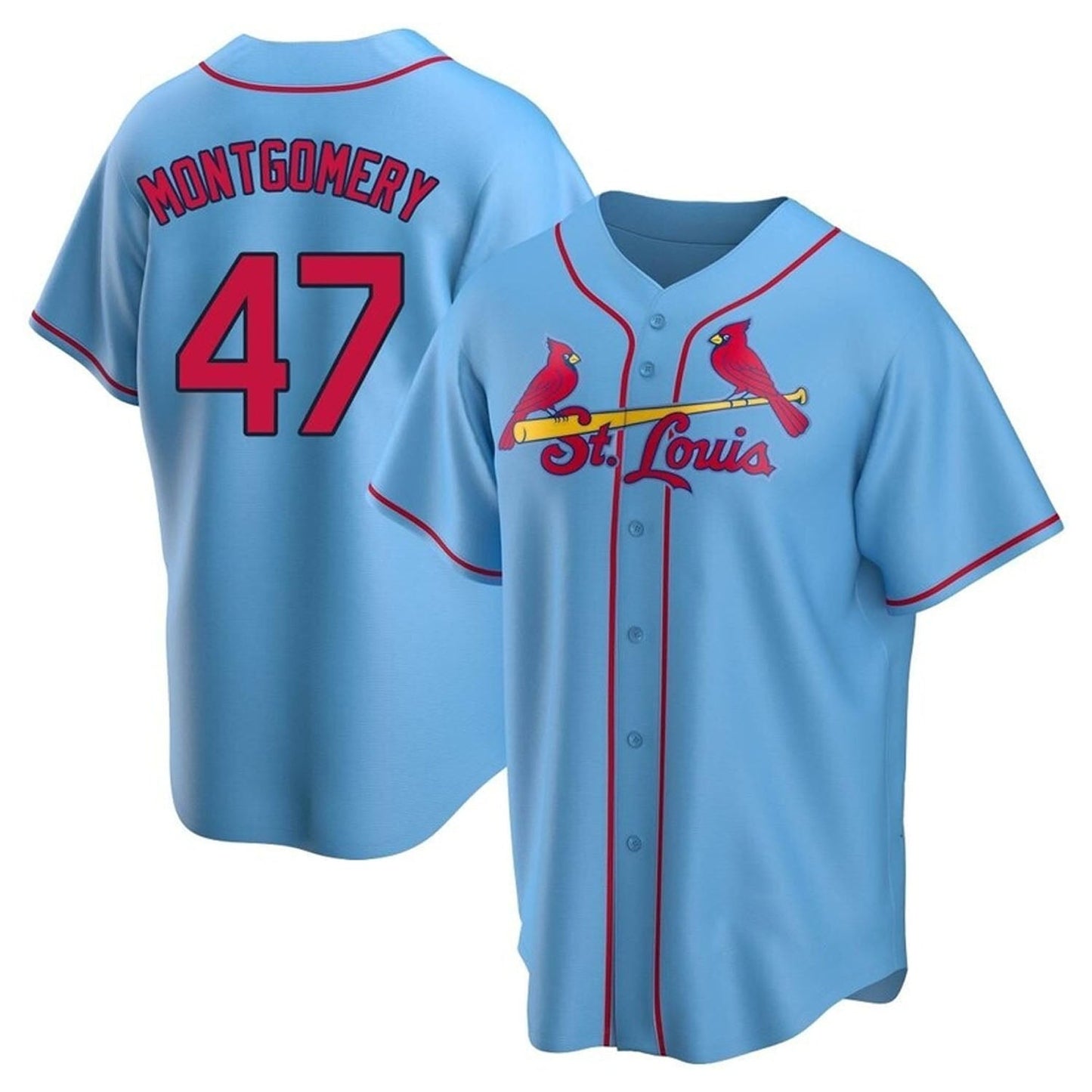 Baseball Jordan Montgomery St Louis Cardinals 47 Jersey