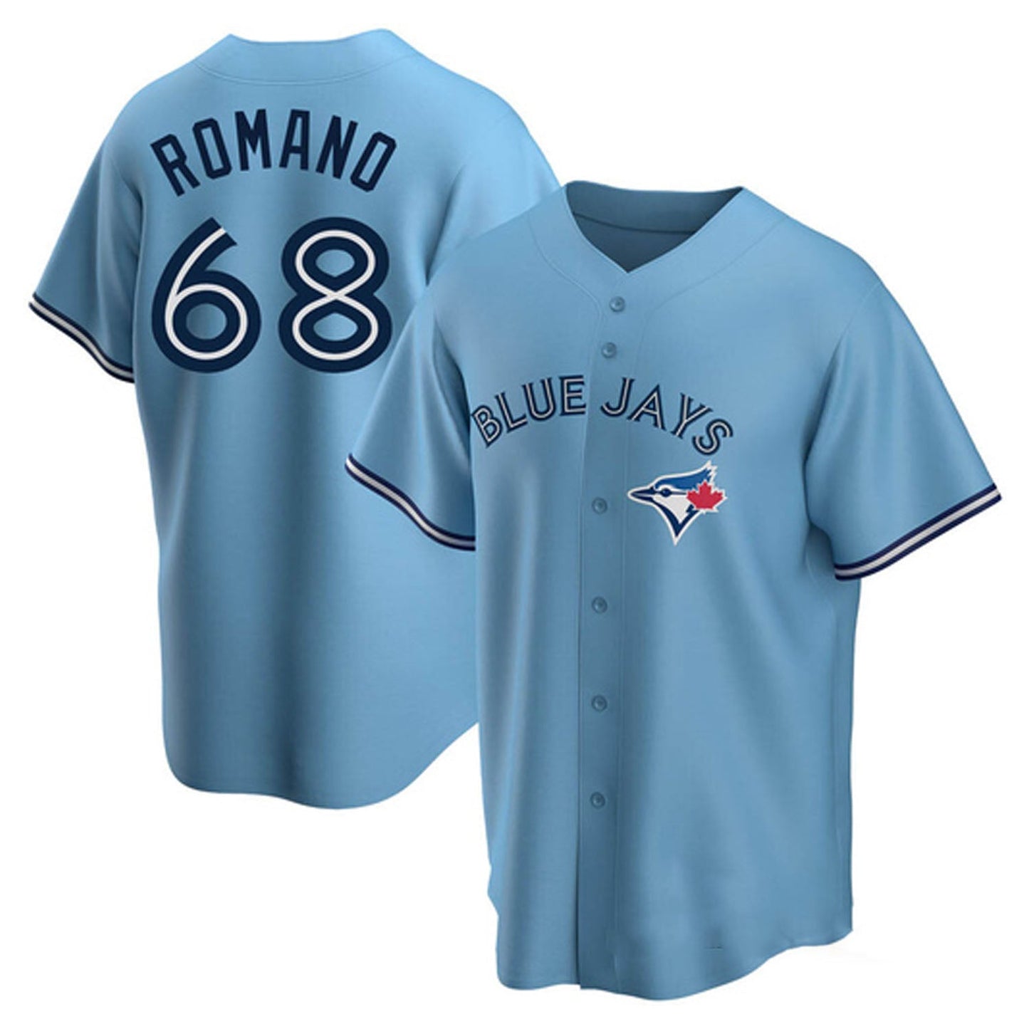 Baseball Jordan Romano Toronto Blue Jays 68 Jersey