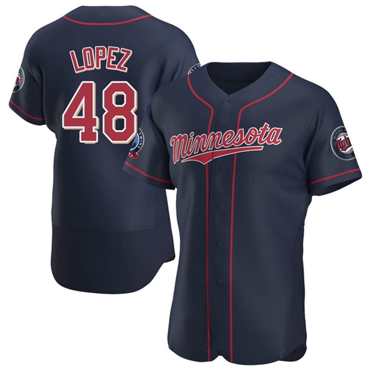Baseball Jorge Lopez Minnesota Twins 48 Jersey