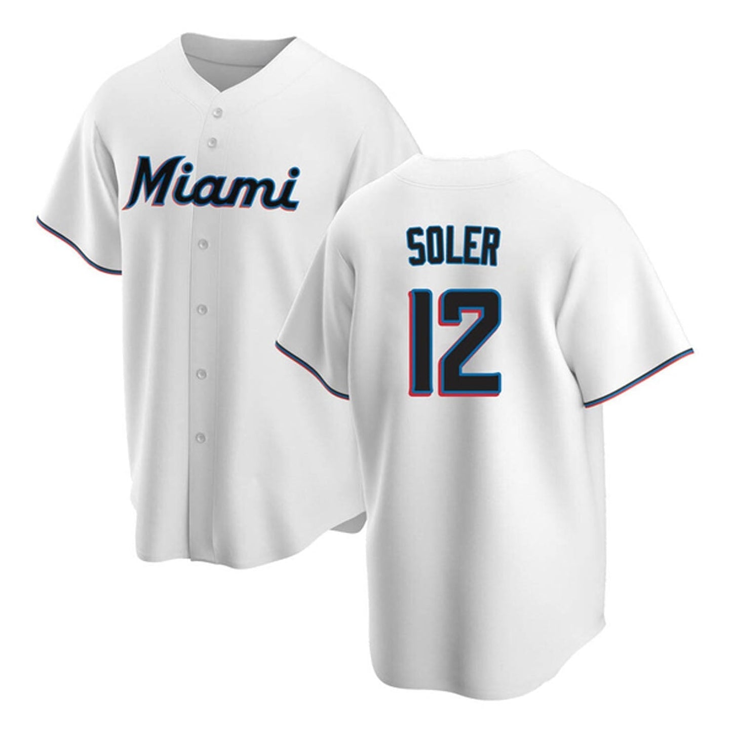 Baseball Jorge Soler Miami Marlins 12 Jersey
