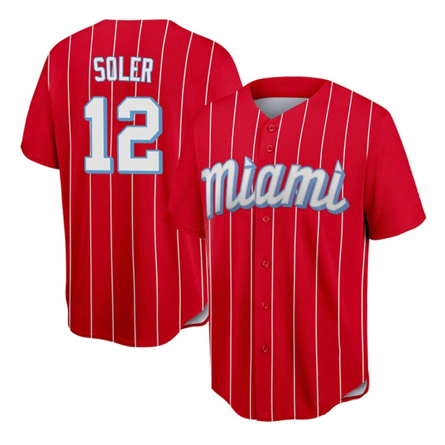 Baseball Jorge Soler Miami Marlins 12 Jersey