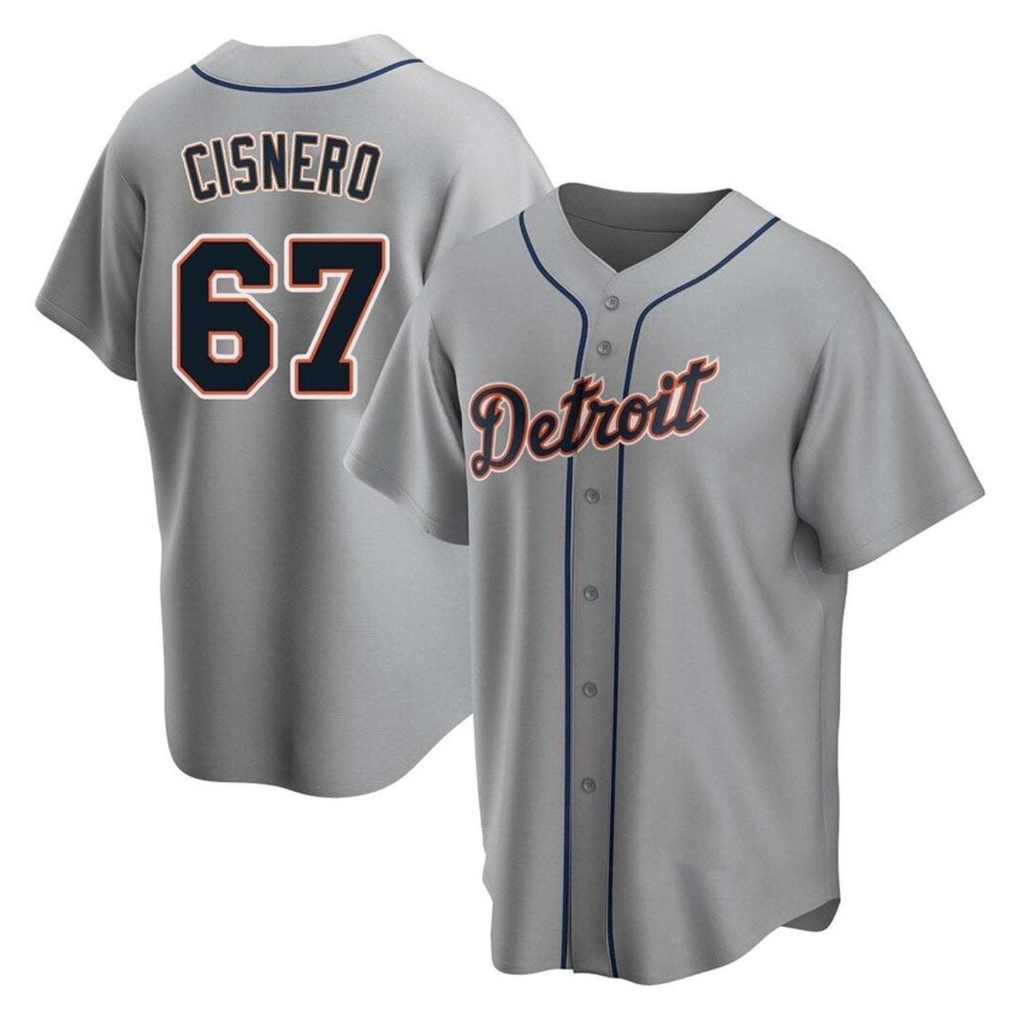 Baseball José Cisnero Detroit Tigers 67 Jersey
