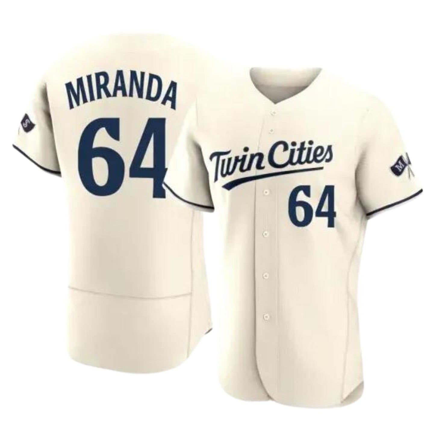 Baseball Jose Miranda White Minnesota Twins 64 Jersey