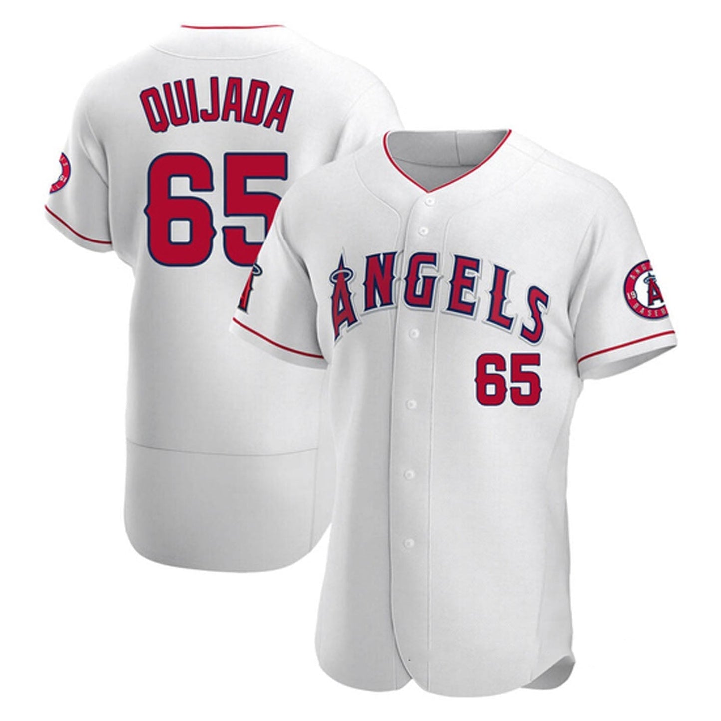 Baseball Jose Quijada Los Angeles Angels 65 Jersey