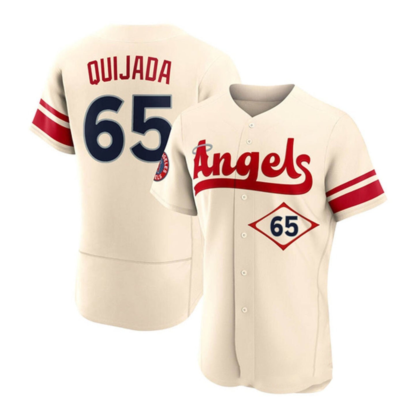 Baseball Jose Quijada Los Angeles Angels 65 Jersey