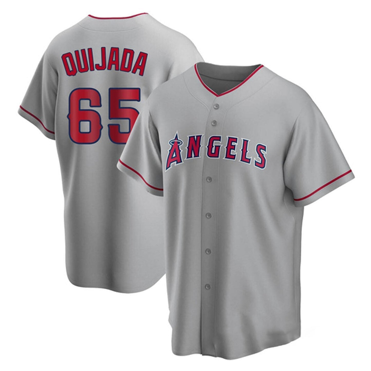Baseball Jose Quijada Los Angeles Angels 65 Jersey