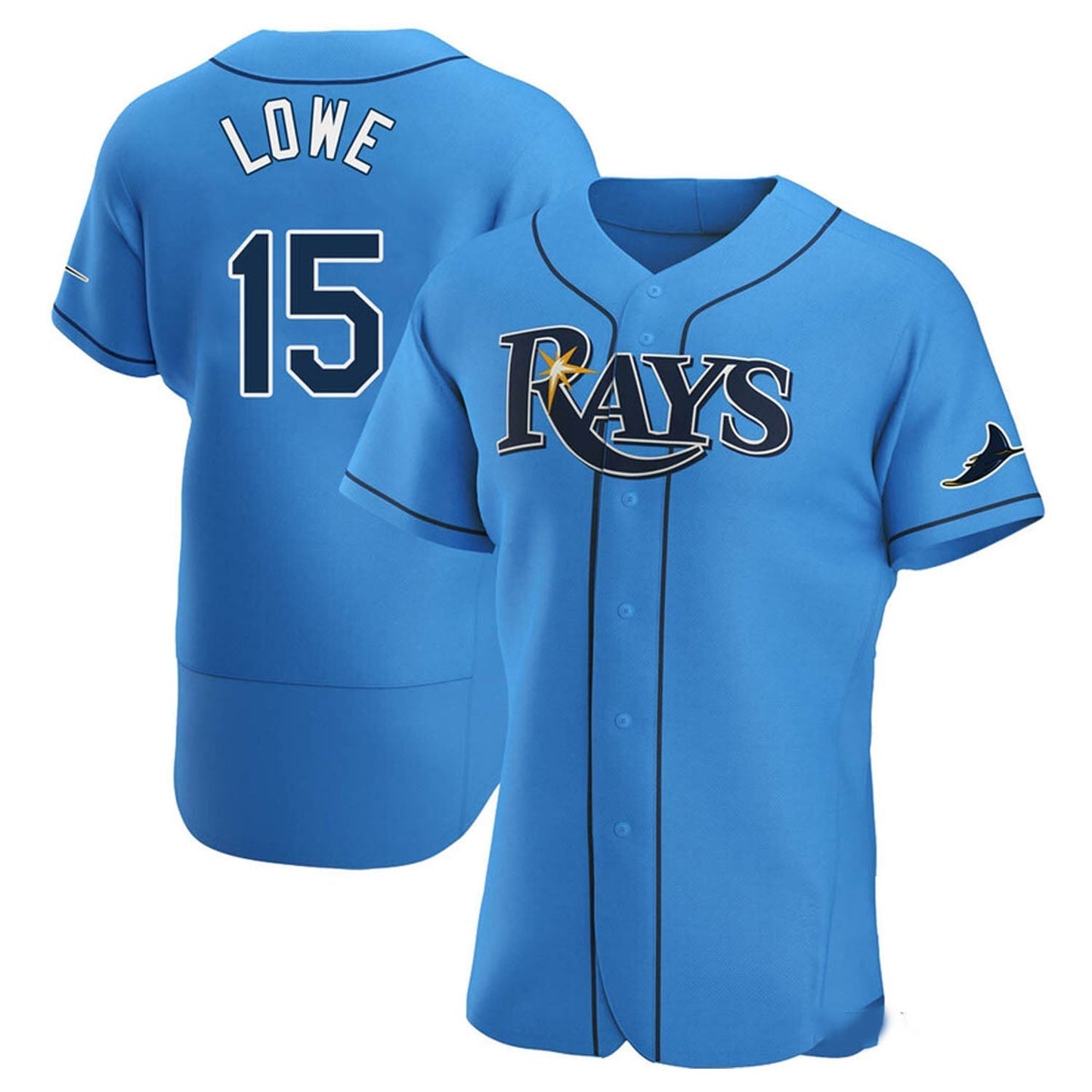 Baseball Josh Lowe Tampa Bay Rays 15 Jersey