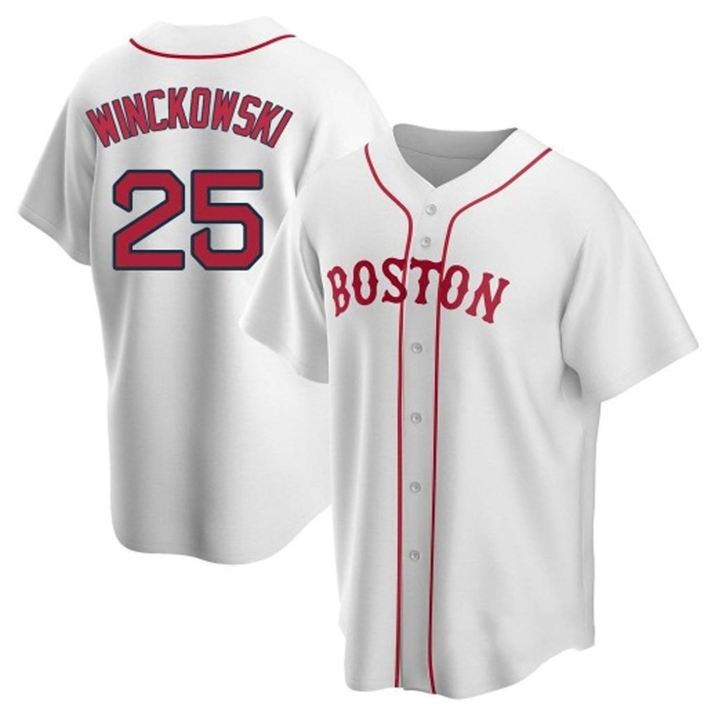 Baseball Josh Winckowski Boston Red Sox 25 Jersey