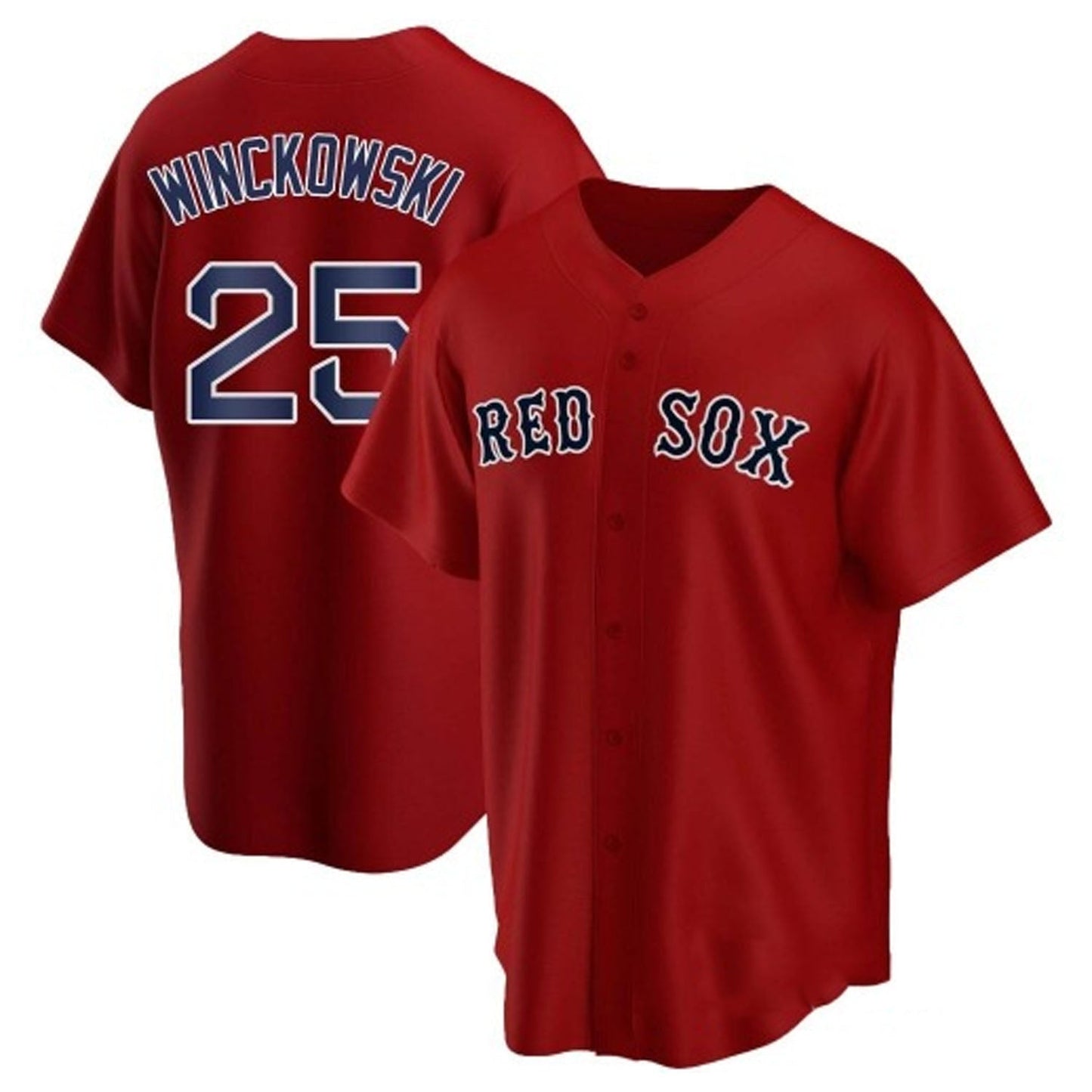 Baseball Josh Winckowski Boston Red Sox 25 Jersey