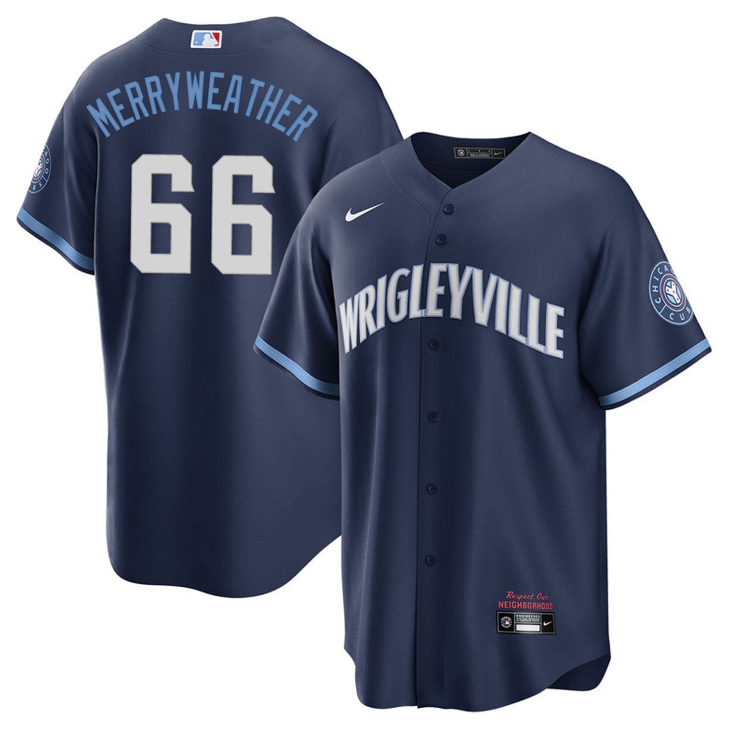 Baseball Julian Merryweather Chicago Cubs 66 Jersey
