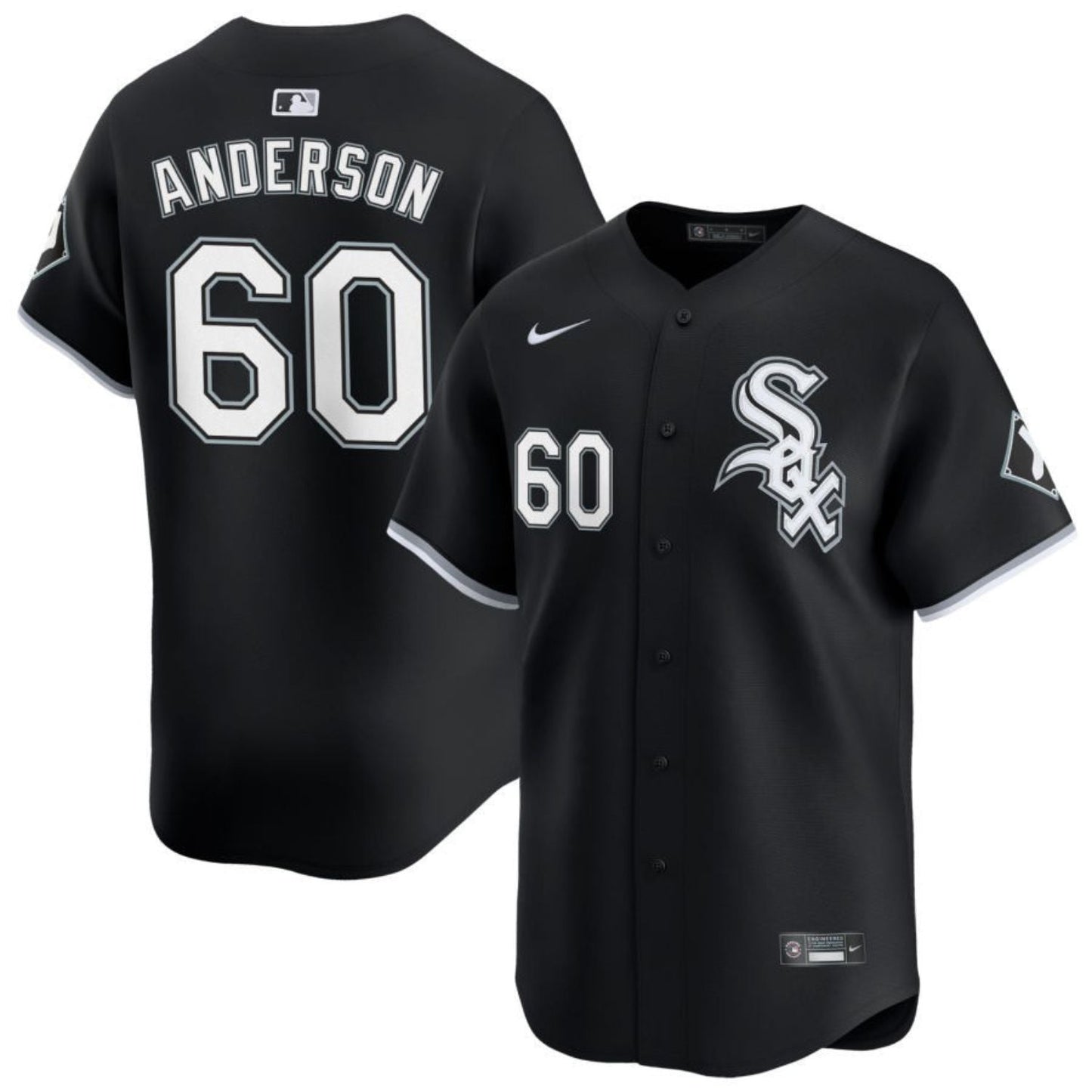 Baseball Justin Anderson Chicago White Sox 60 Jersey