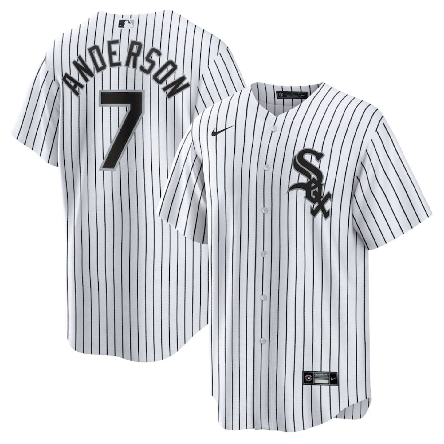 Baseball Justin Anderson Chicago White Sox 60 Jersey