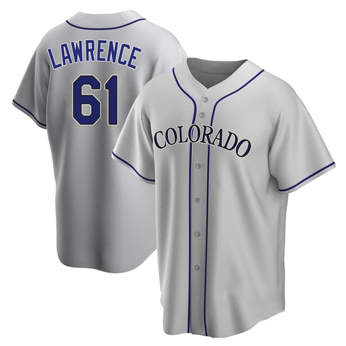 Baseball Justin Lawrence Colorado Rockies 61 Jersey