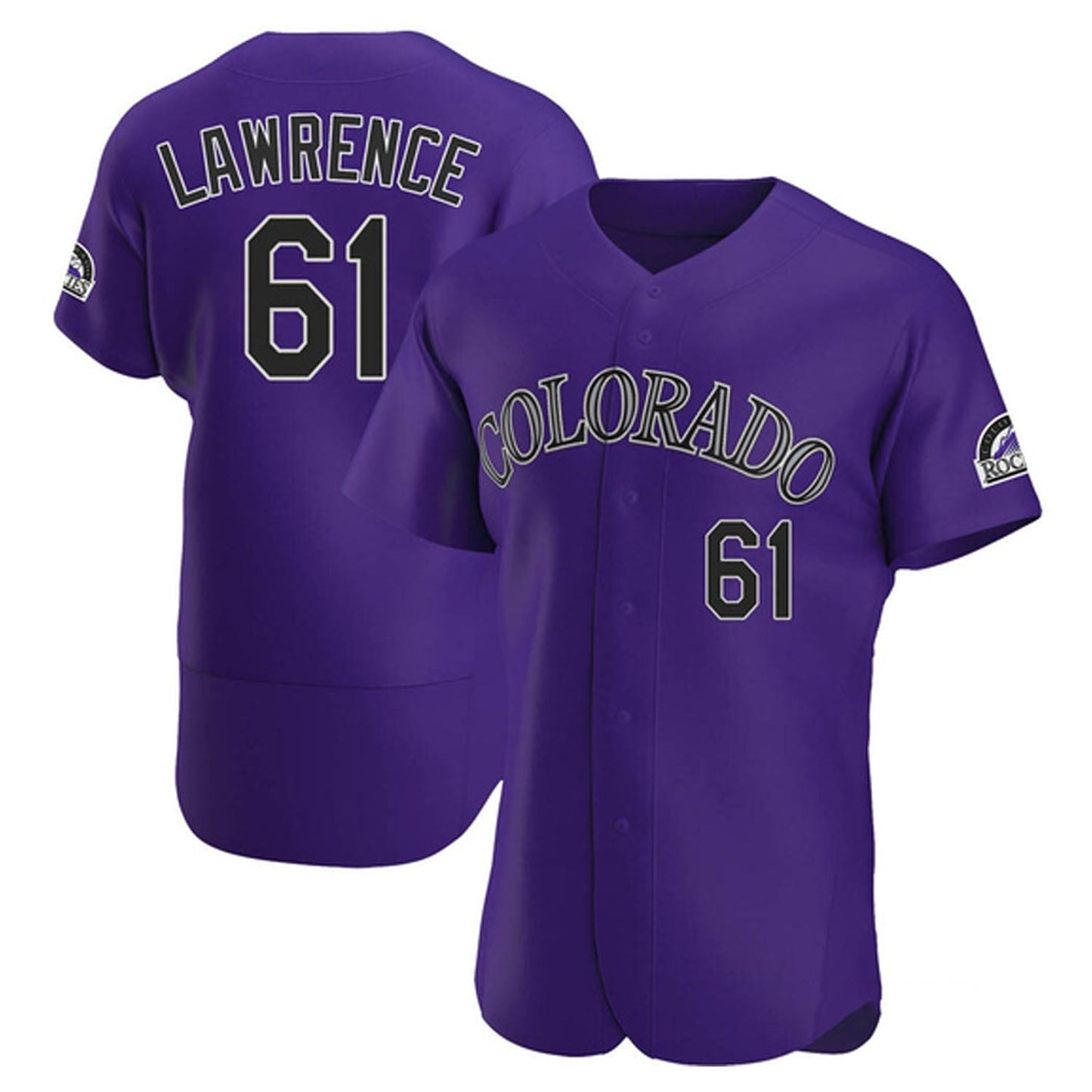 Baseball Justin Lawrence Colorado Rockies 61 Jersey