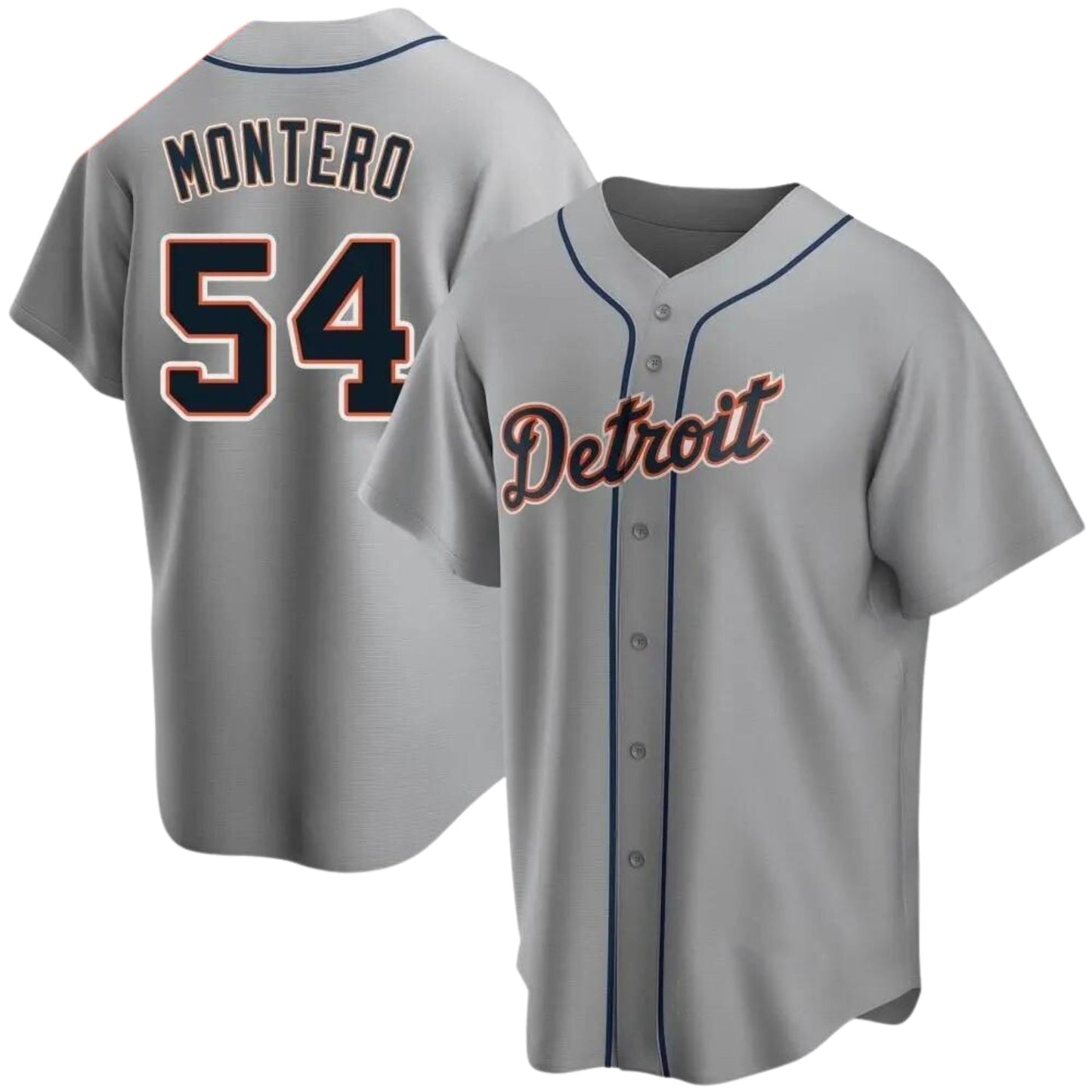 Baseball Keider Montero Detroit Tigers 54 Jersey