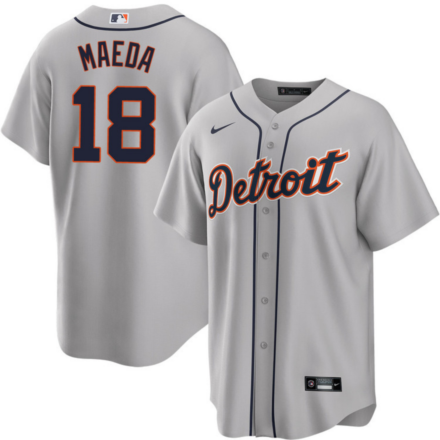 Baseball Kenta Maeda Detroit Tigers 18 Jersey