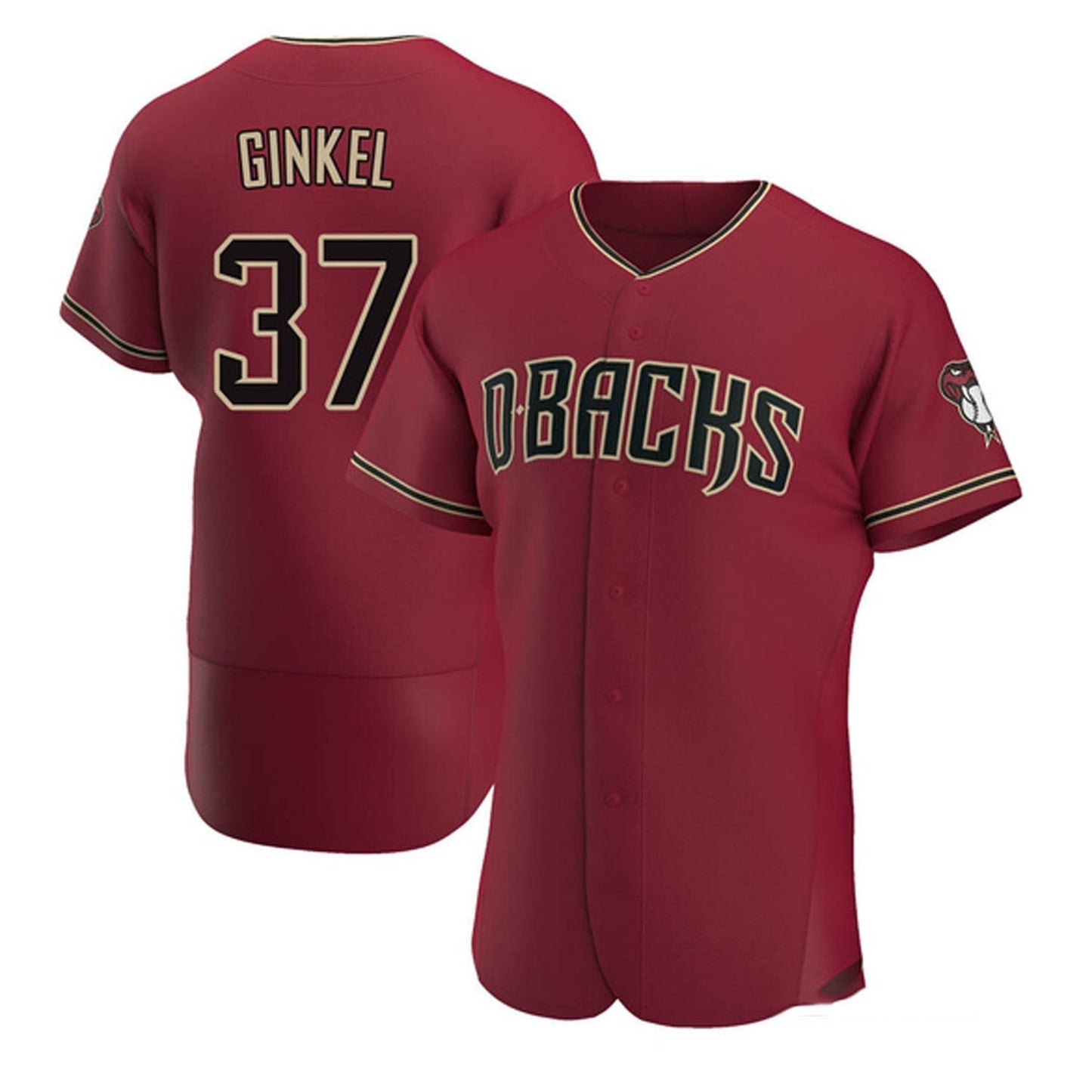 Baseball Kevin Ginkel Arizona Diamondbacks 37 Jersey