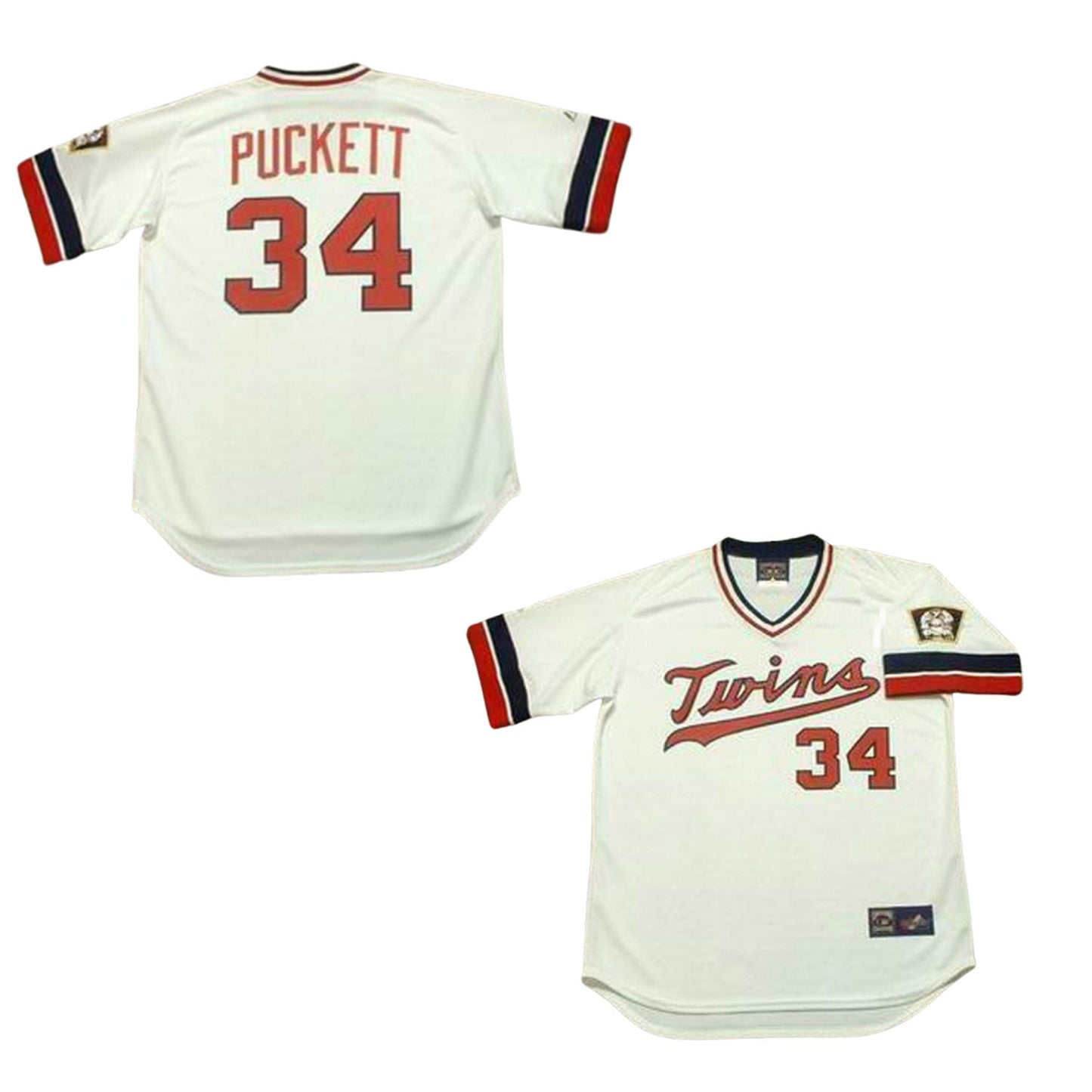 Baseball Kirby Puckett Minnsota Twins 34 Jersey