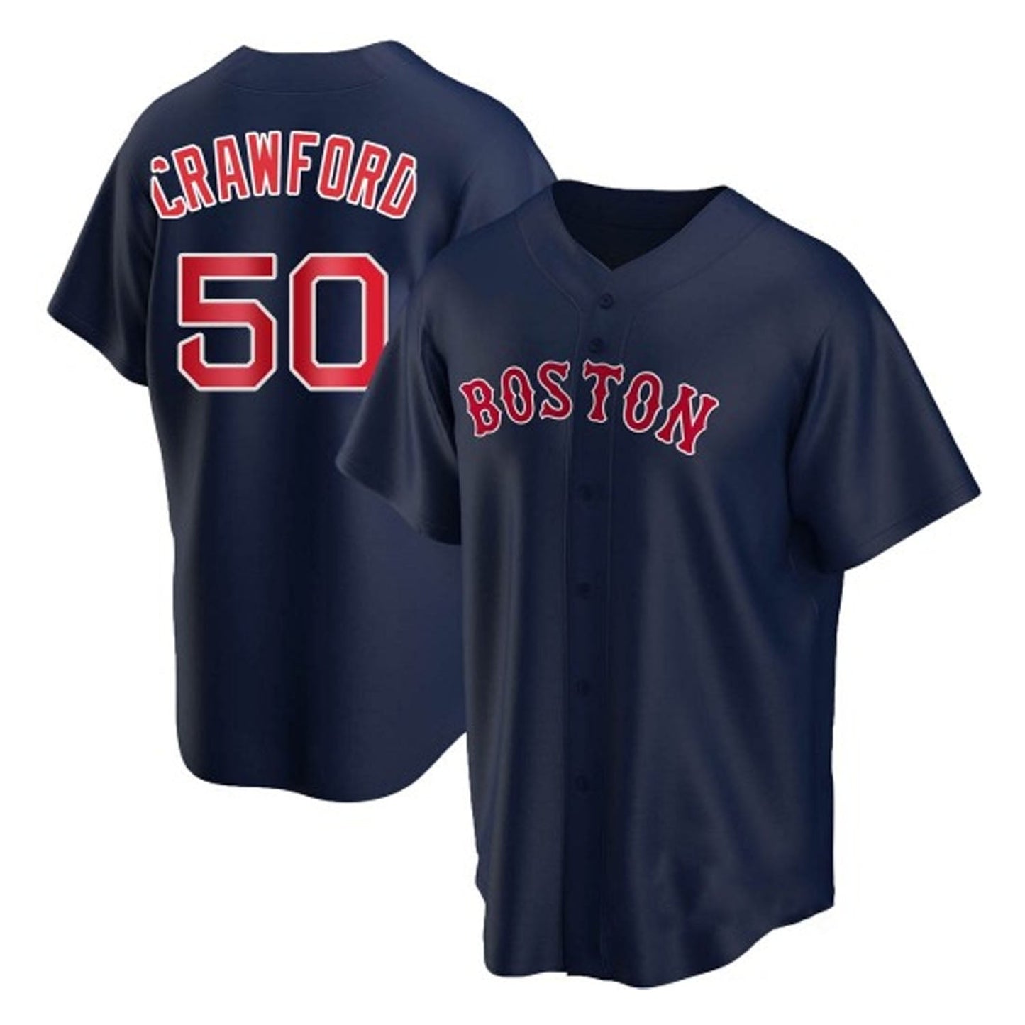 Baseball Kutter Crawford Boston Red Sox 50 Jersey