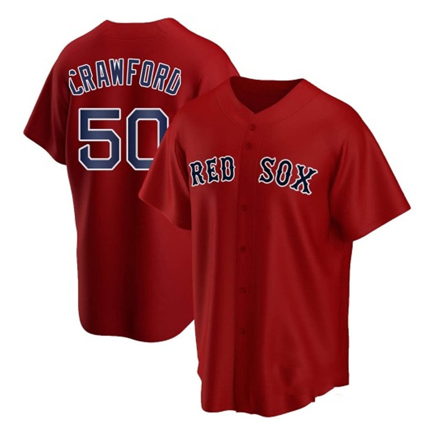 Baseball Kutter Crawford Boston Red Sox 50 Jersey