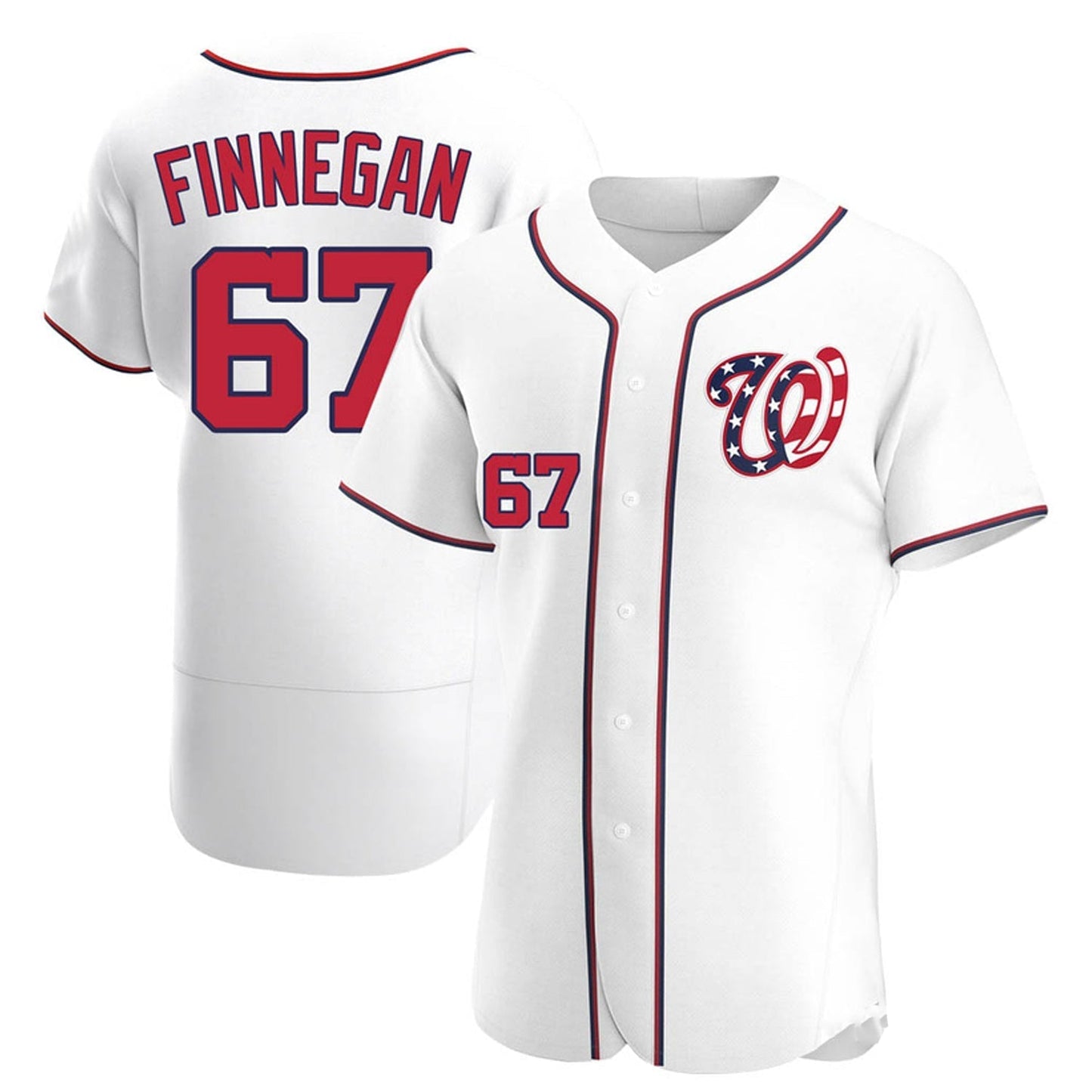 Baseball Kyle Finnegan Washington Nationals 67 Jersey