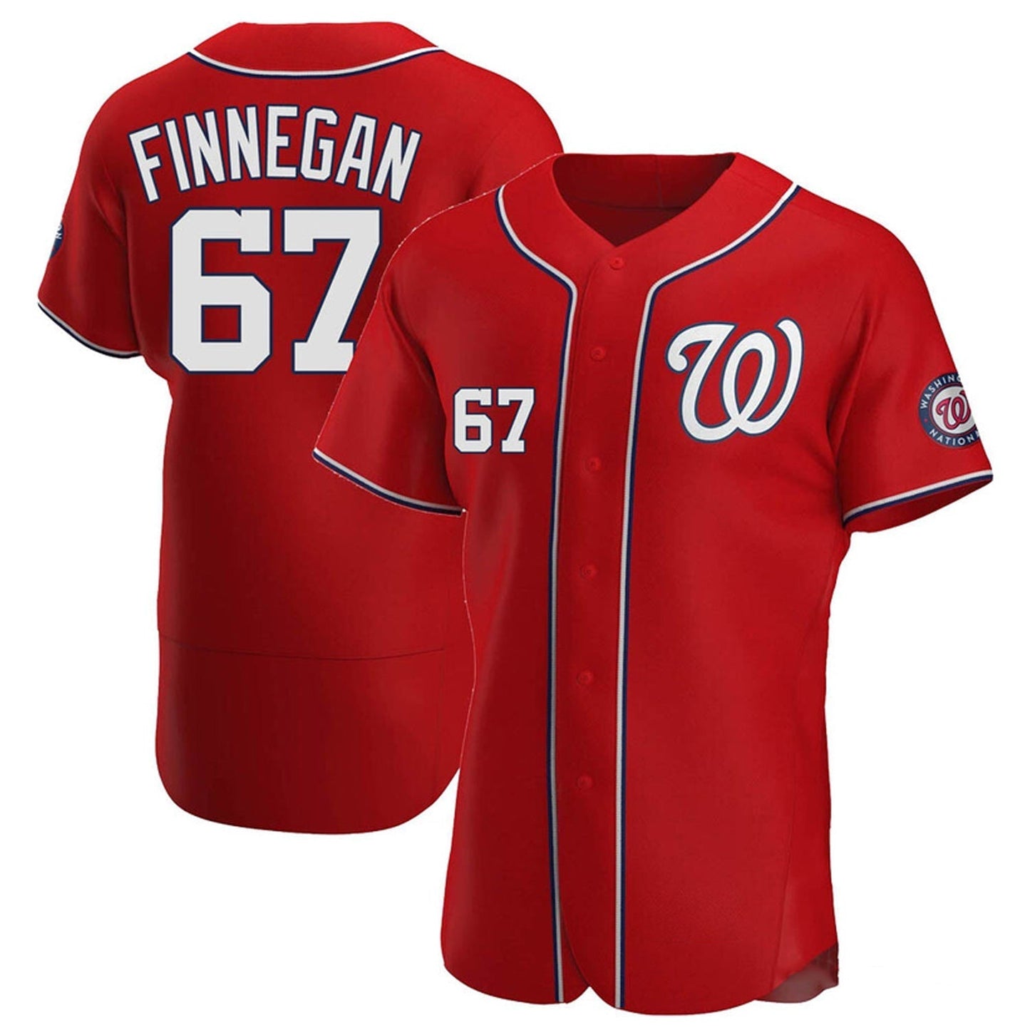 Baseball Kyle Finnegan Washington Nationals 67 Jersey