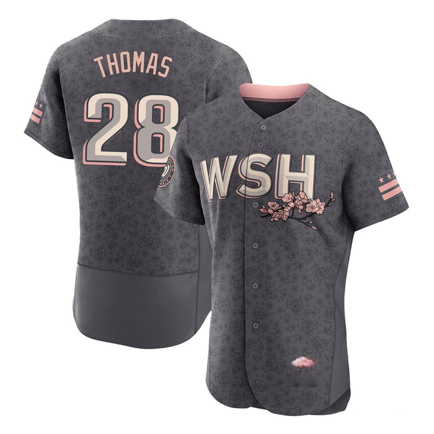 Baseball Lane Thomas Washington Nationals 28 Jersey