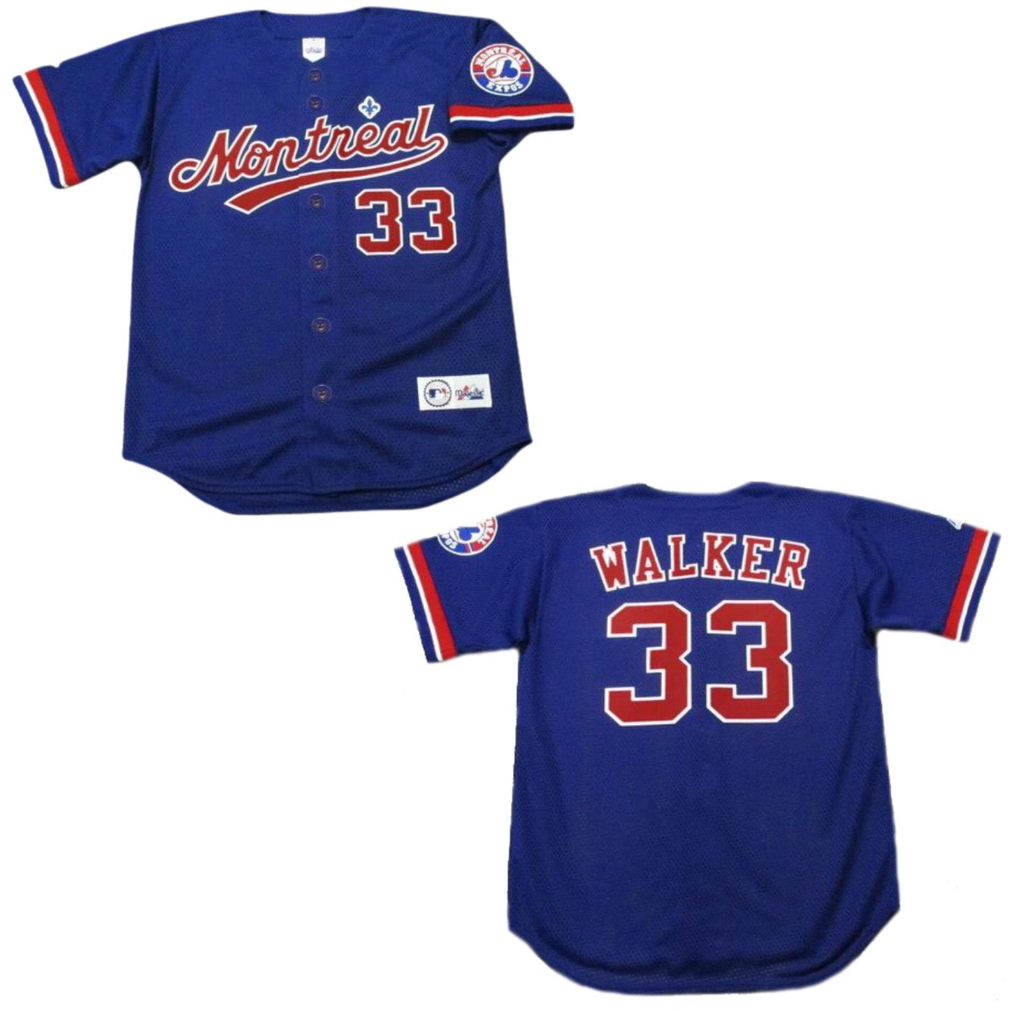 Baseball Larry Walker Montreal Expos 33 Jersey