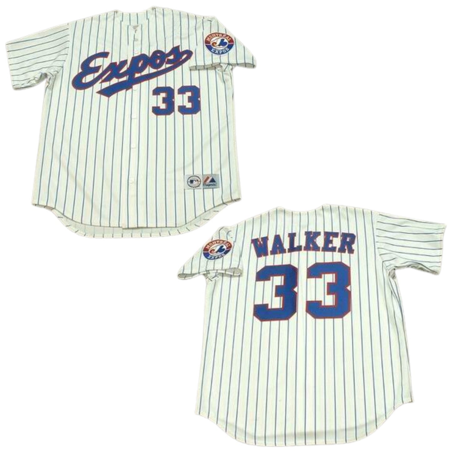 Baseball Larry Walker Montreal Expos 33 Jersey
