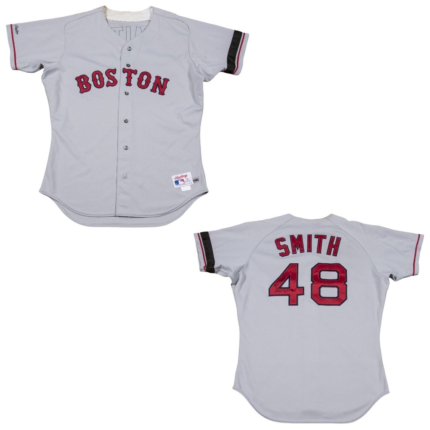 Baseball Lee Smith Boston Red Sox 48 Jersey