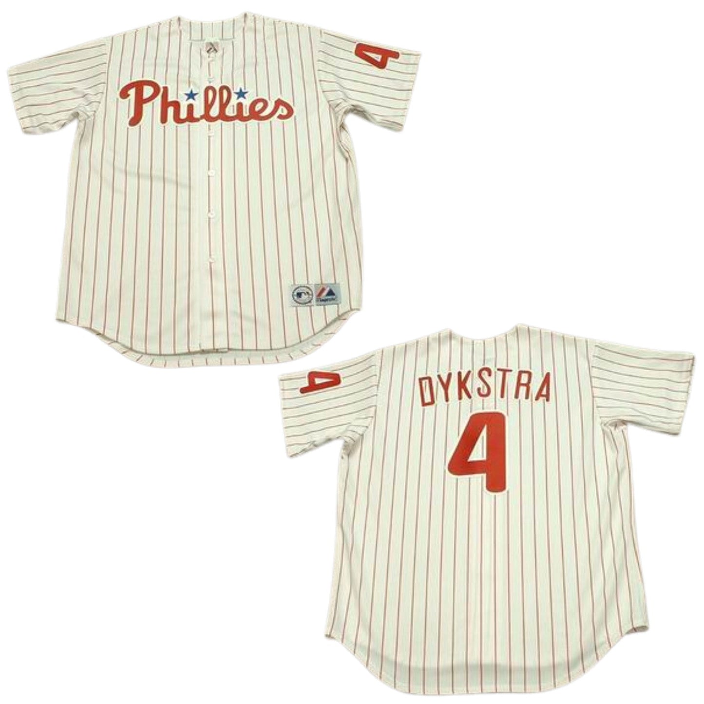 Baseball Lenny Dykstra Philadelphia Phillies 4 Jersey