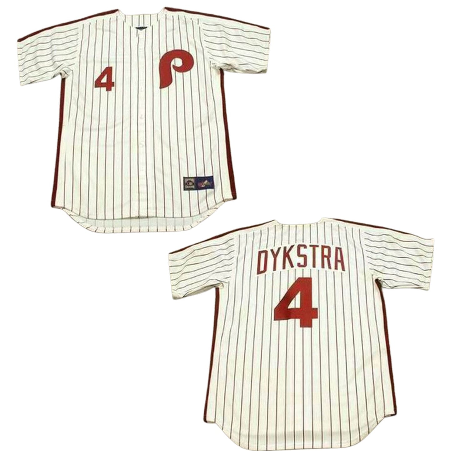 Baseball Lenny Dykstra Philadelphia Phillies 4 Jersey