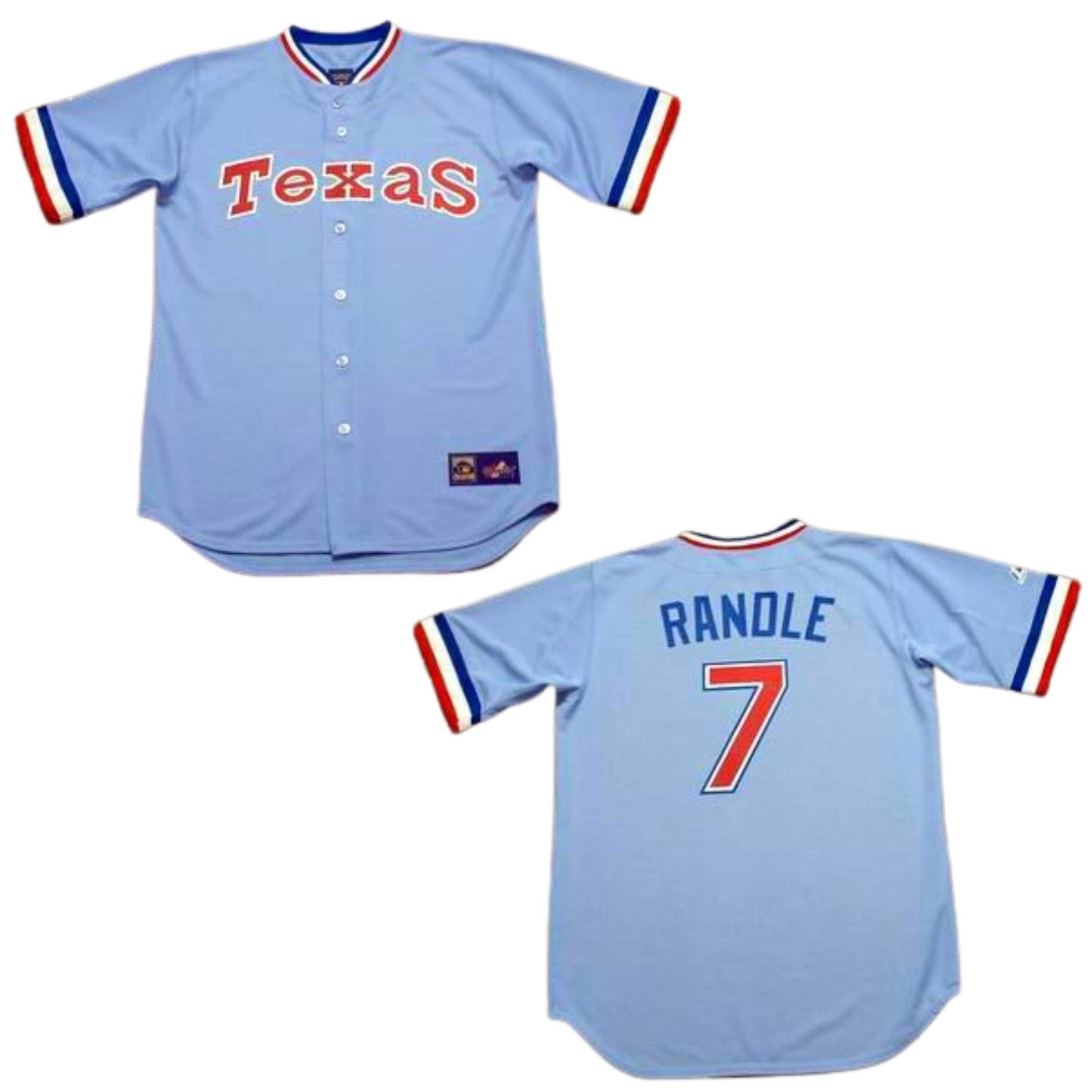 Baseball Lenny Randle Texas Rangers 7 Jersey