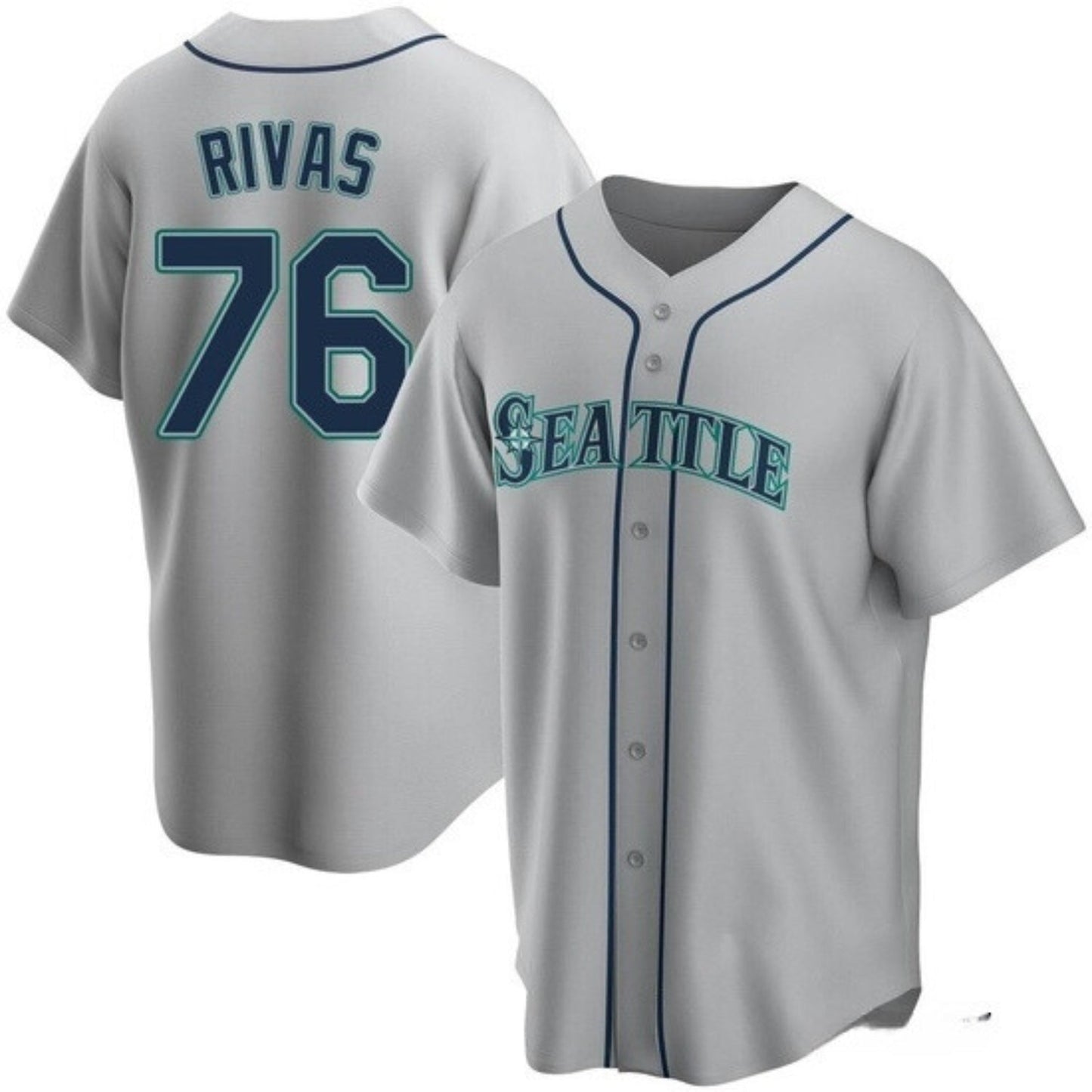Baseball Leo Rivas Seattle Mariners 76 Jersey
