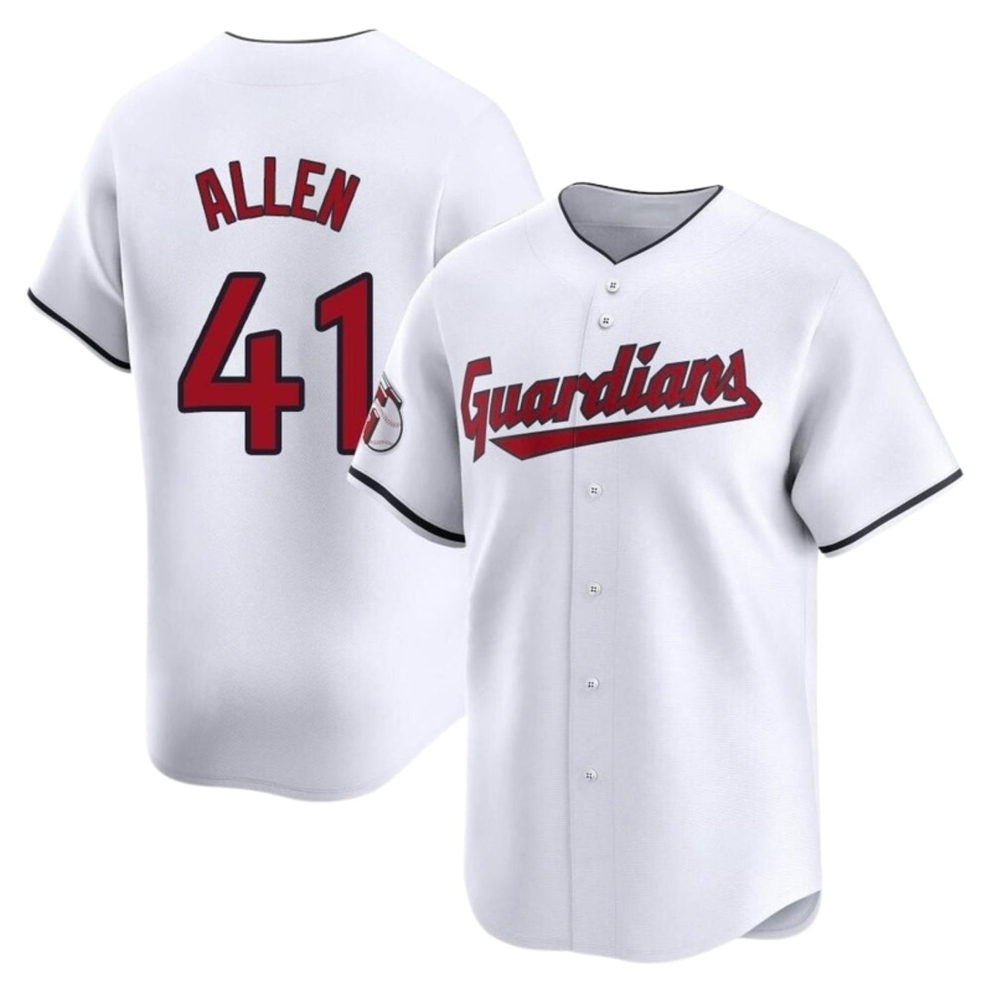 Baseball Logan Allen Cleveland Guardians 41 Jersey